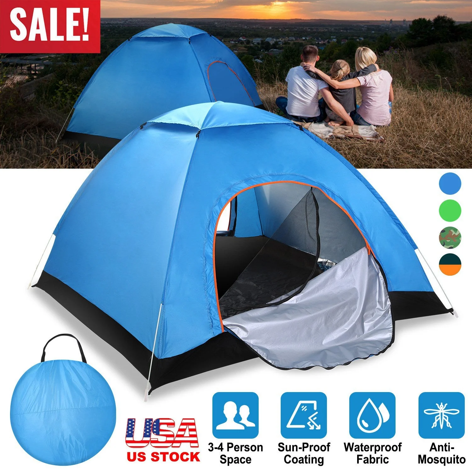 GBruno 4 Persons Camping Waterproof - Image 4