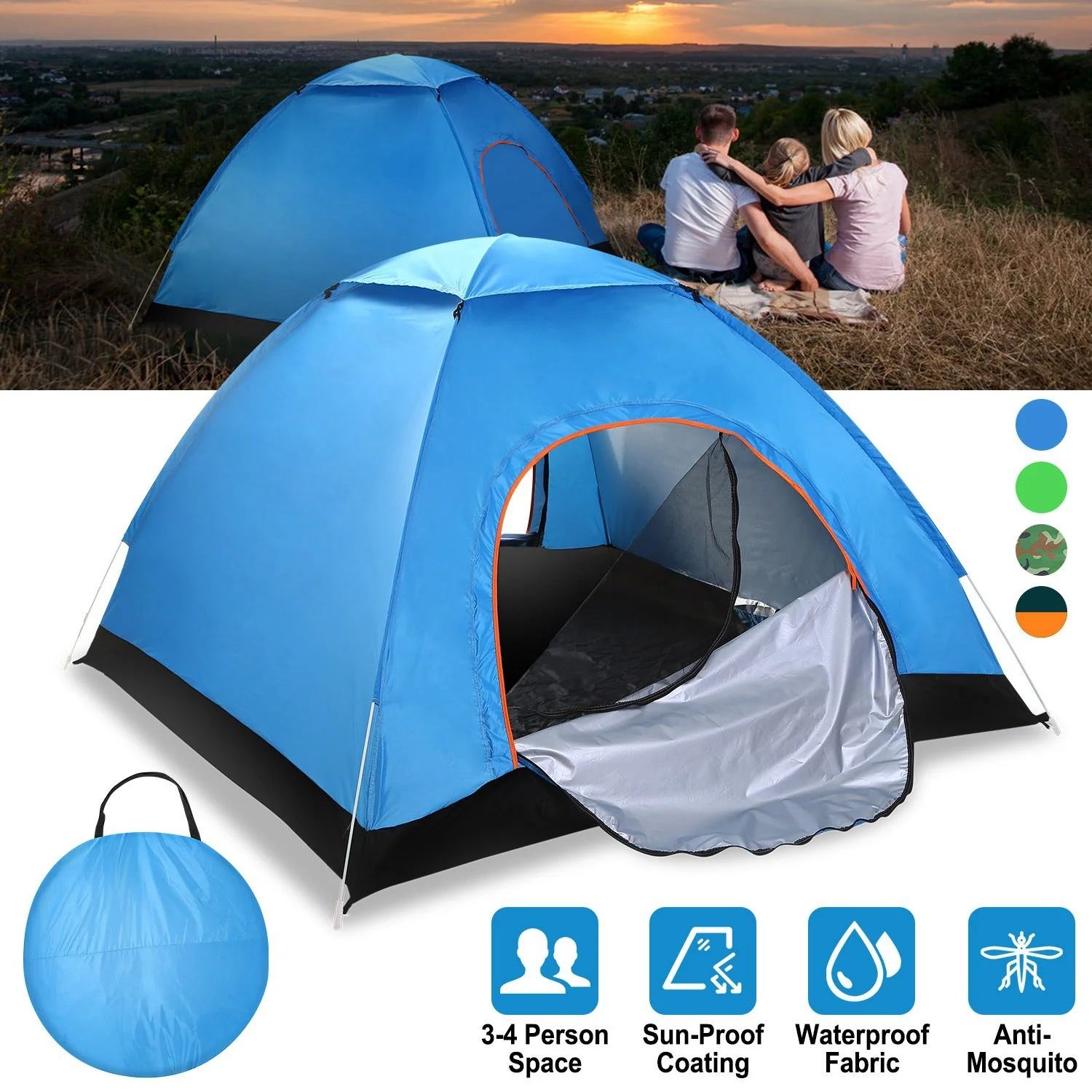 GBruno 4 Persons Camping Waterproof - Image 5