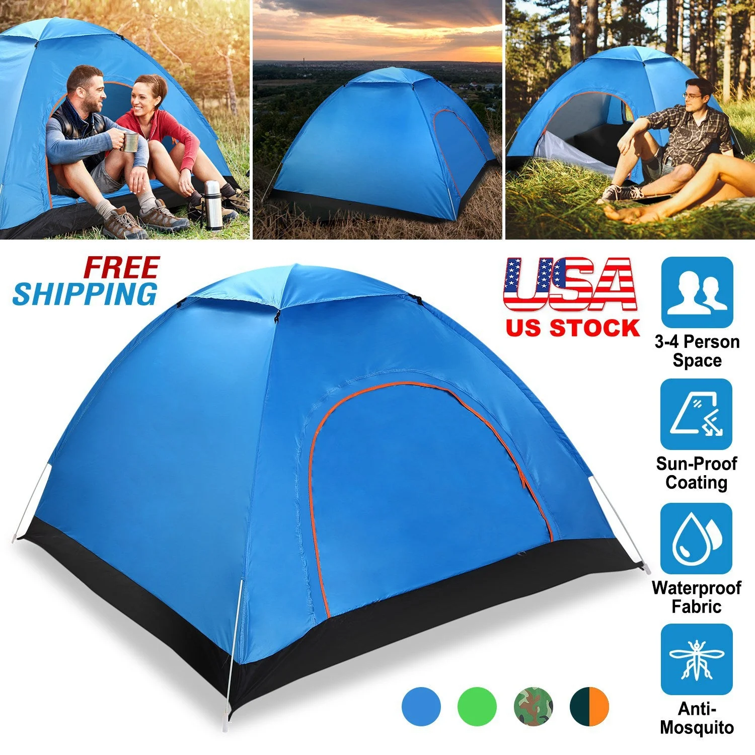 GBruno 4 Persons Camping Waterproof - Image 6