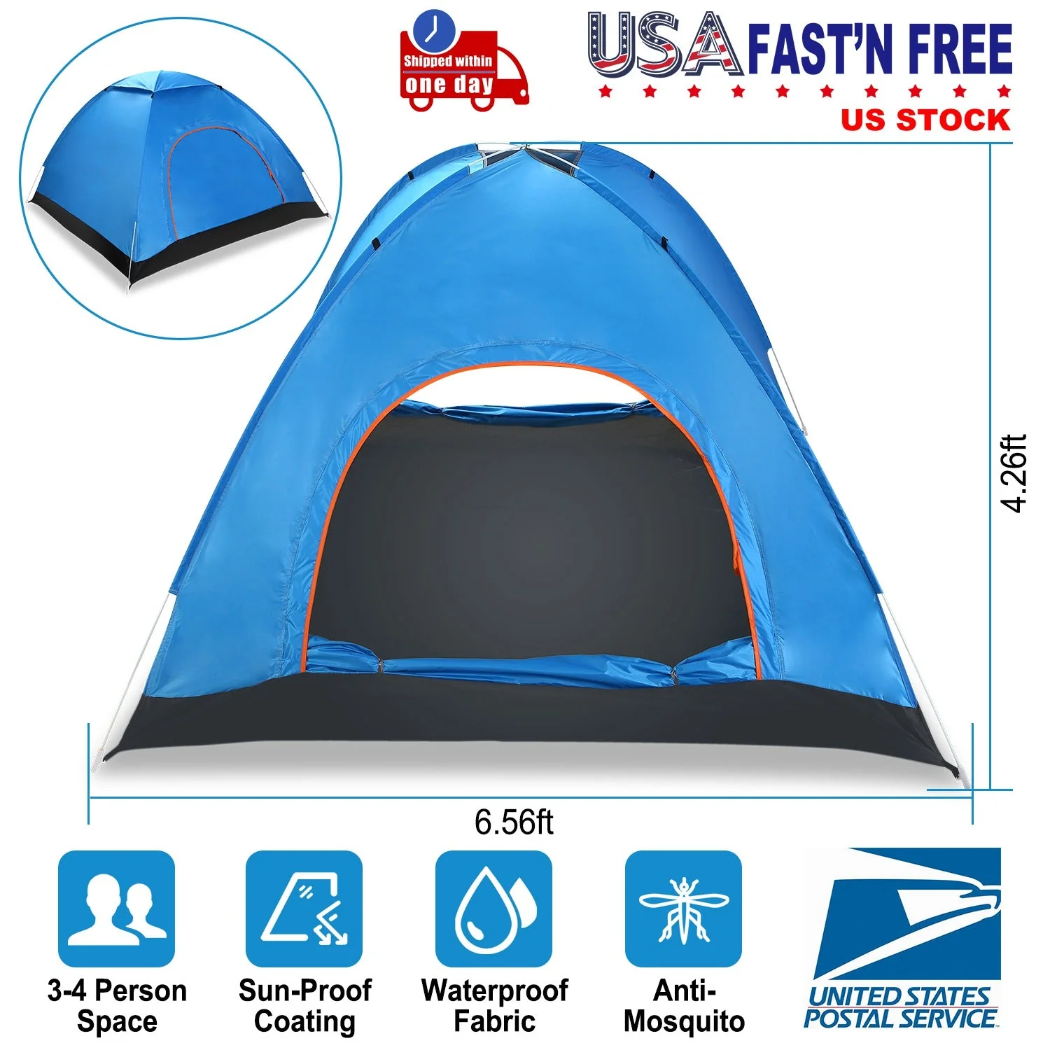 GBruno 4 Persons Camping Waterproof - Image 2