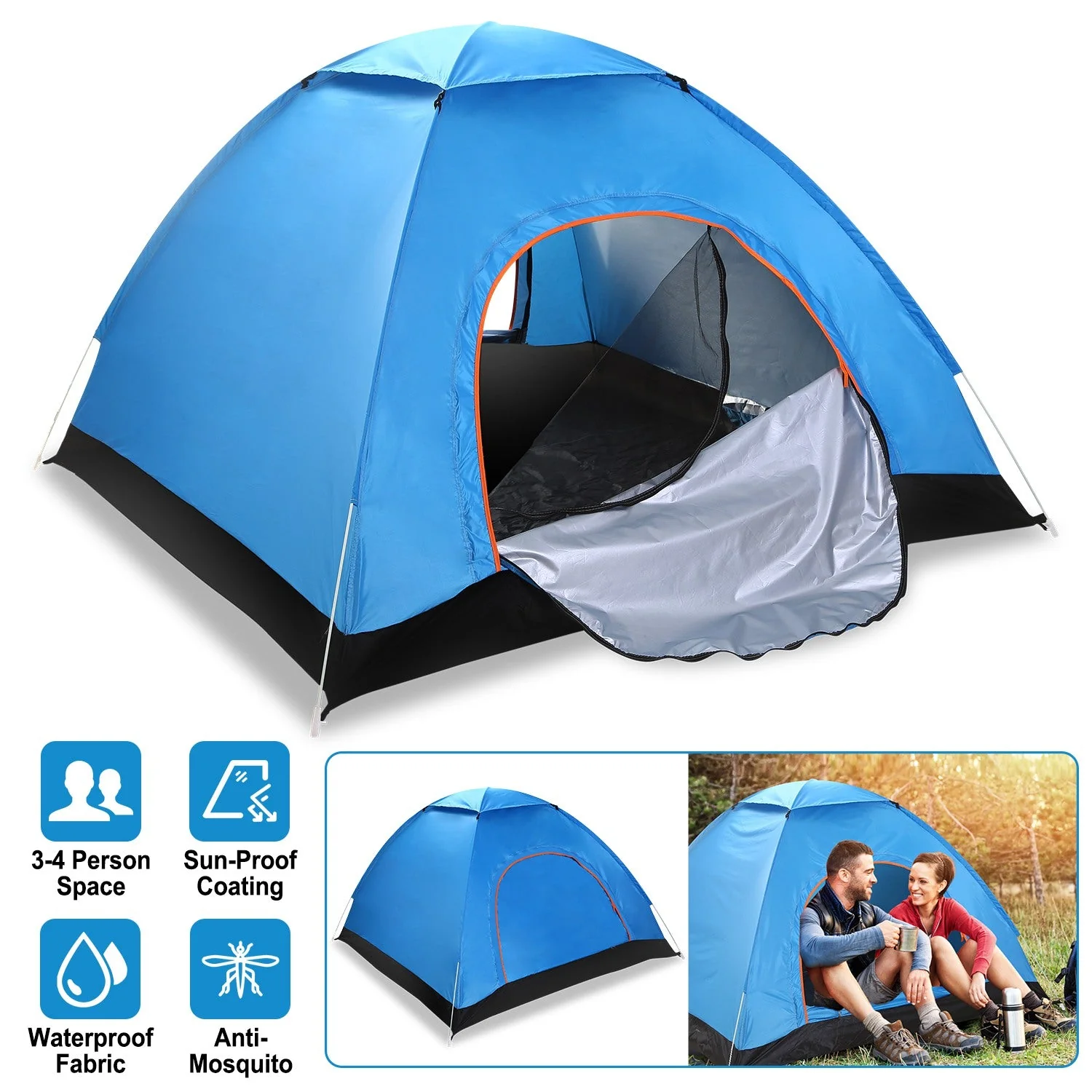 GBruno 4 Persons Camping Waterproof - Image 5