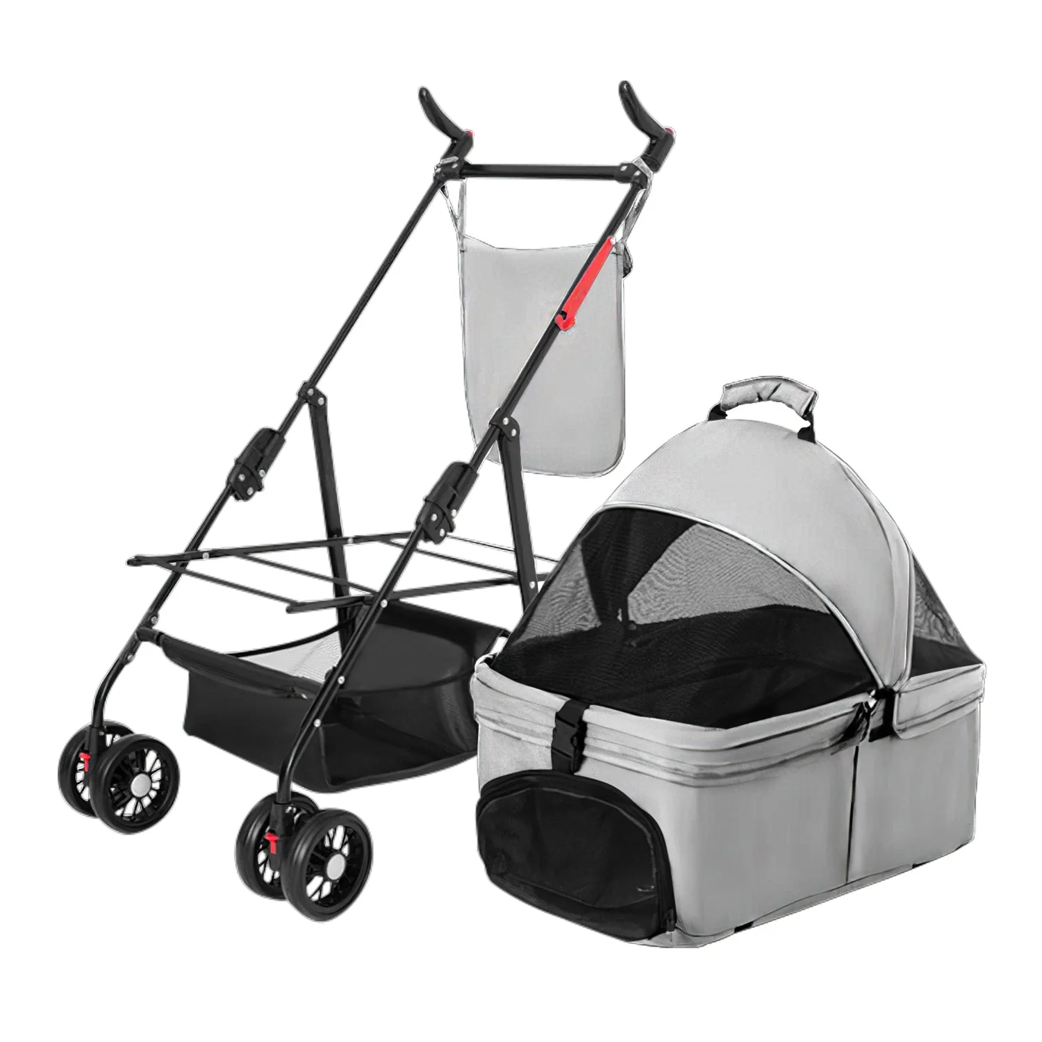 GBruno 4 Wheels Pet Stroller - Image 5