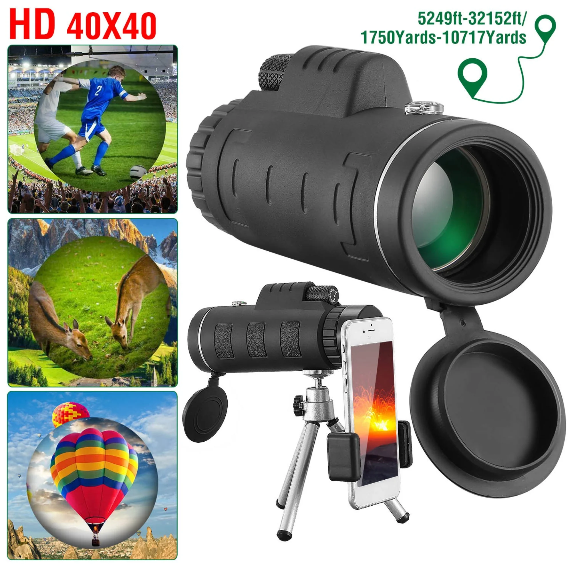 GBruno 40x40 HD Optical Monocular Telescope - Image 2