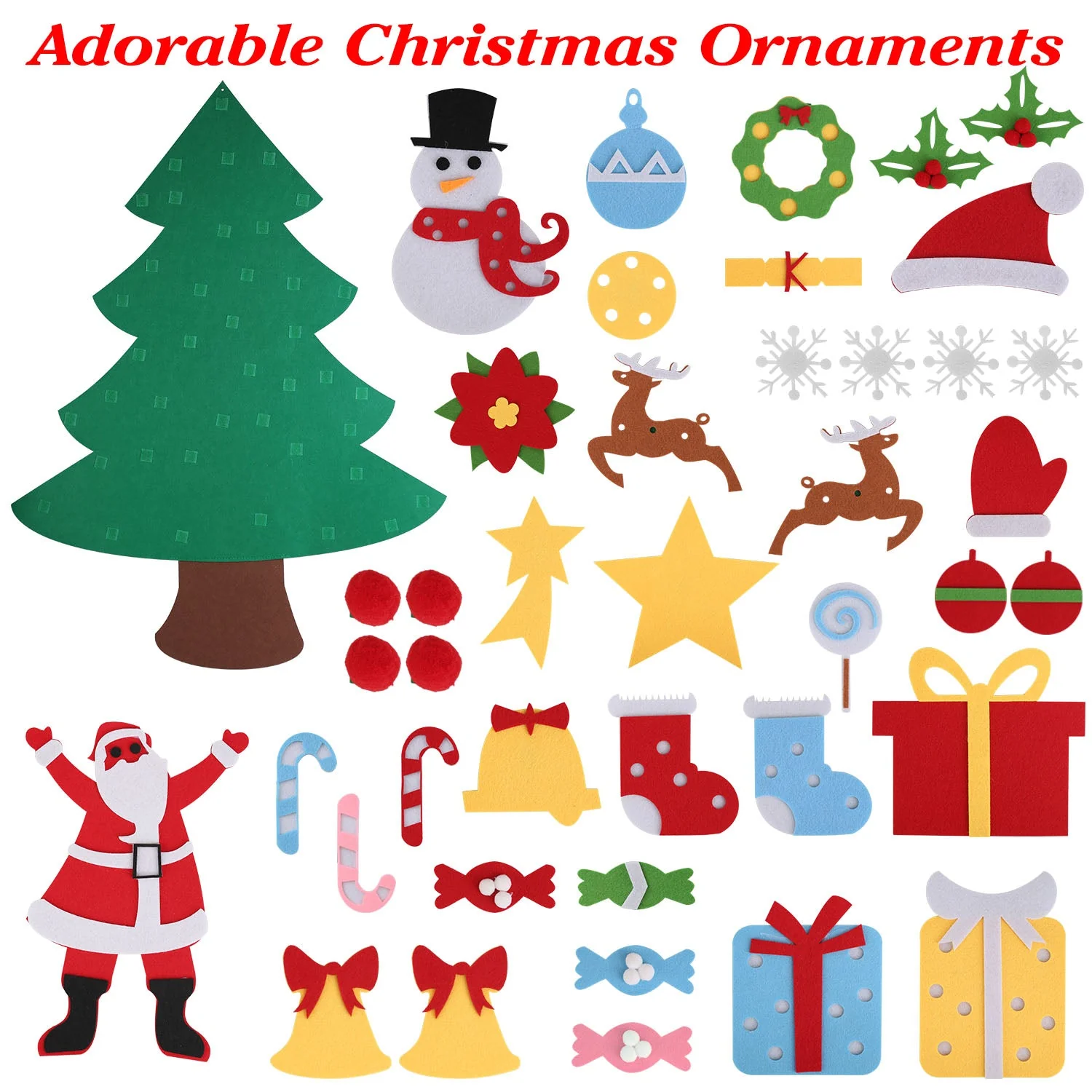 GBruno 41Pcs Detachable Ornaments for Kids - Image 3