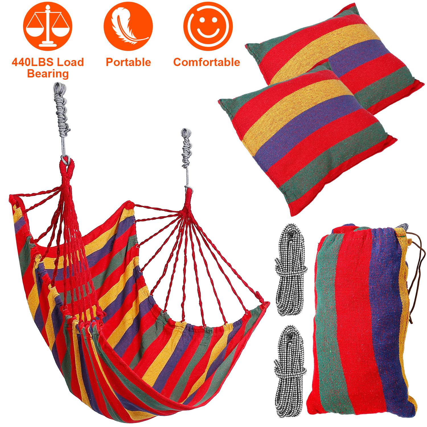 GBruno 440LBS Hammock Hanging Chair - Image 2