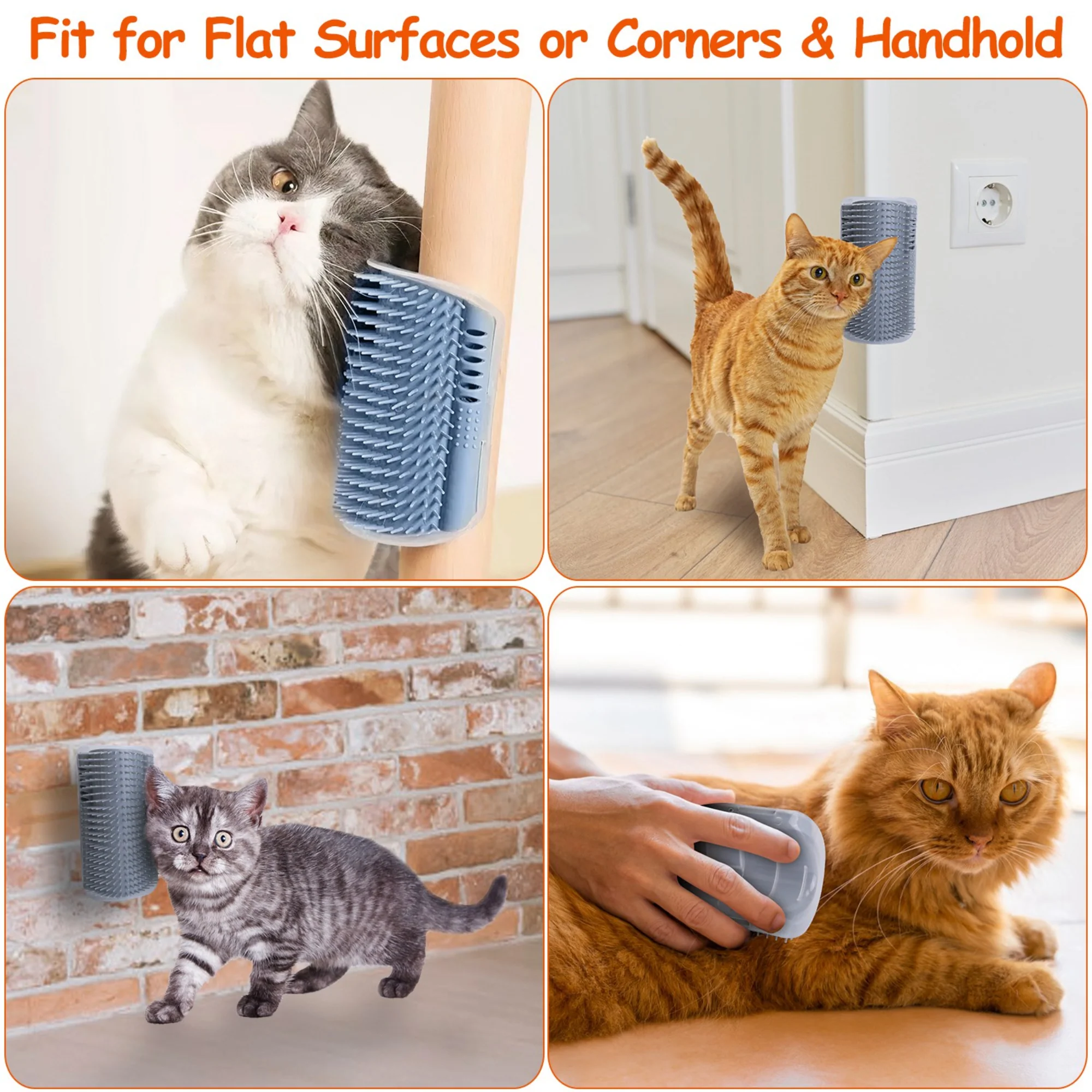 GBruno 4Pcs Cat Self Groomer - Image 5