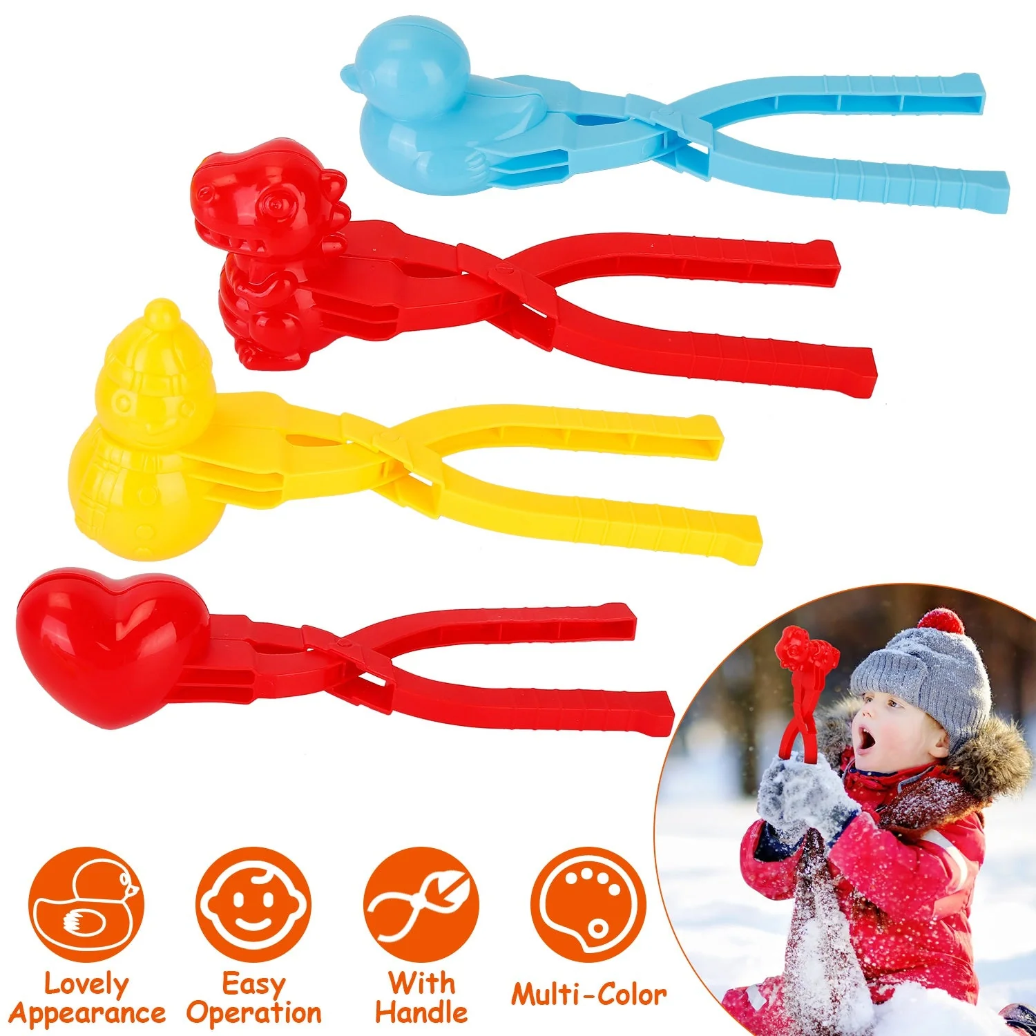 GBruno 4Pcs Snowball Makers - Image 2