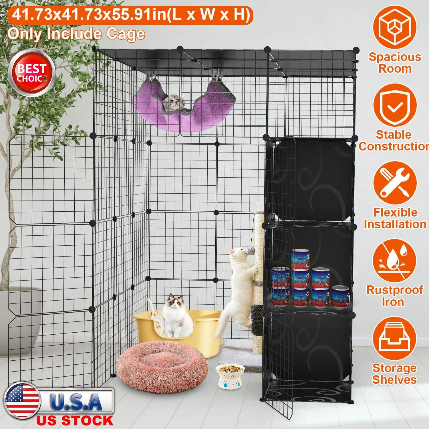GBruno 4Tier Cat Playpen Cage - Image 5