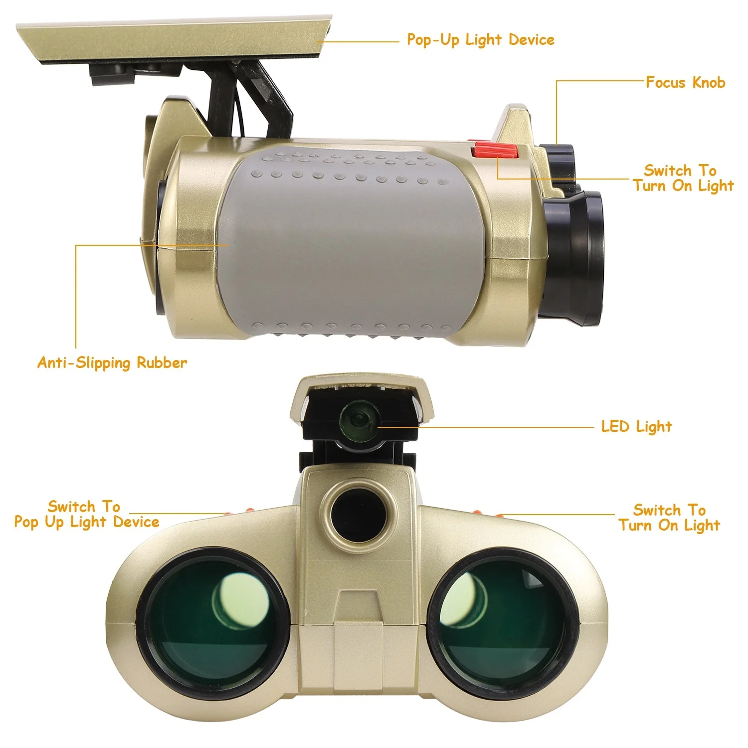 GBruno 4X30 Kids Toy Night Vision Binoculars - Image 2