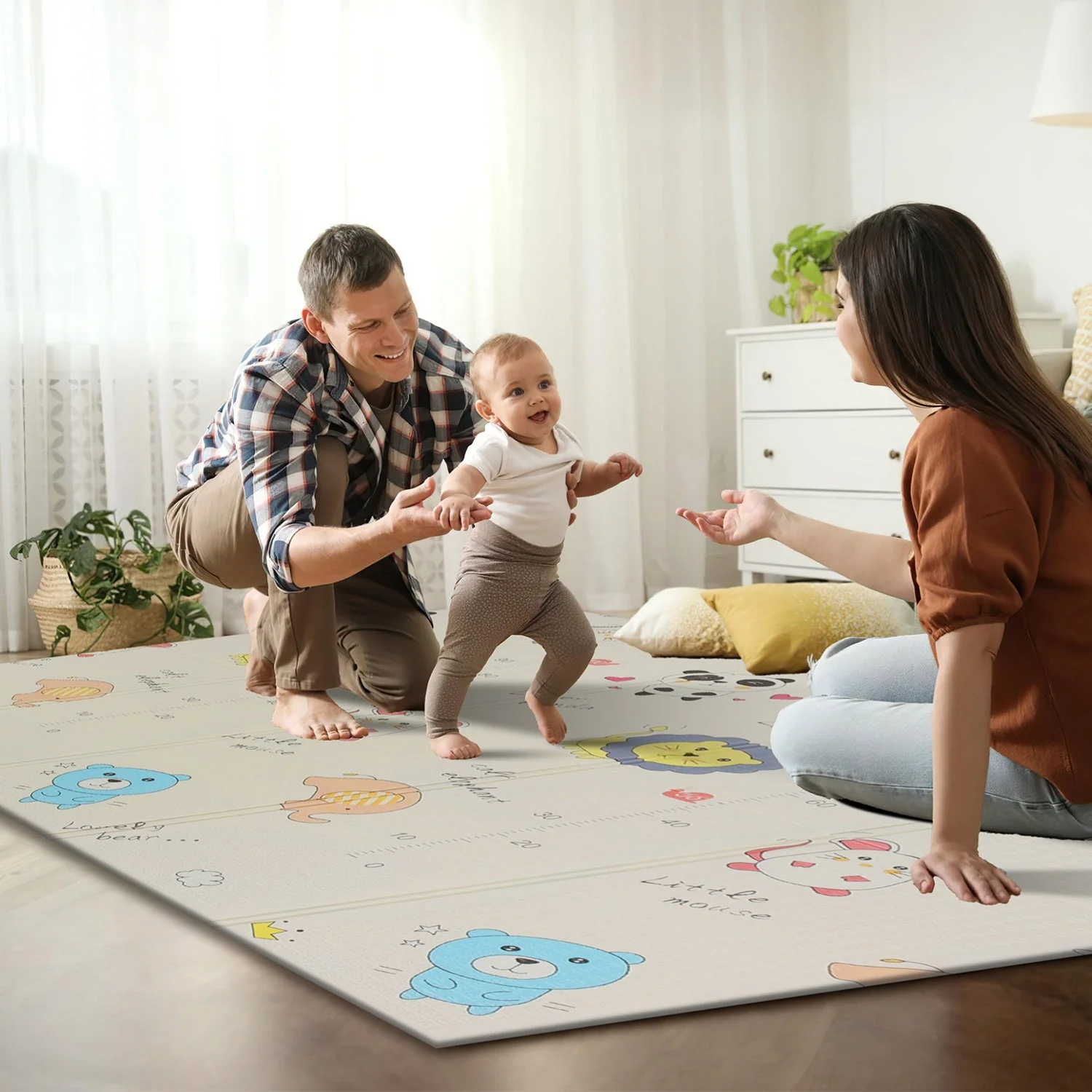 GBruno 5.9x6.5FT Foldable Baby Play Mat - Image 8