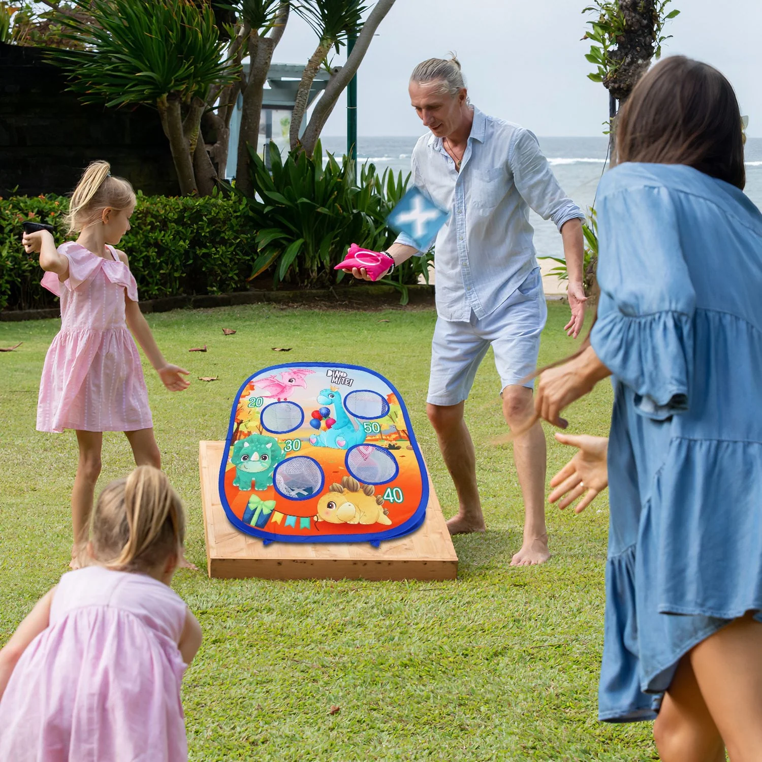 GBruno 5 in 1 Bean Bag Toss Game - Image 7