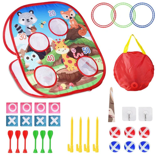 GBruno 5 in 1 Bean Bag Toss Game - Image 9