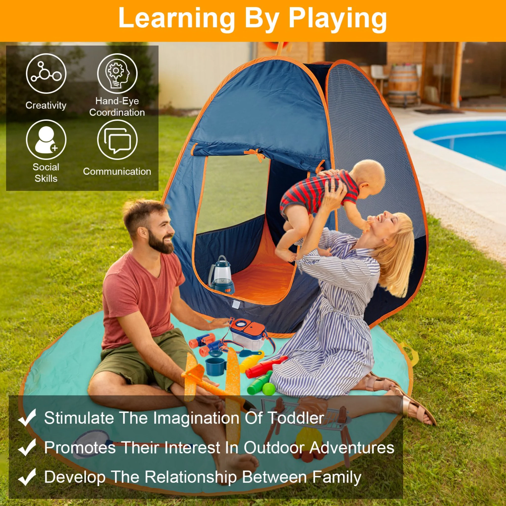 GBruno 56Pcs Kids Camping Toy Set - Image 6