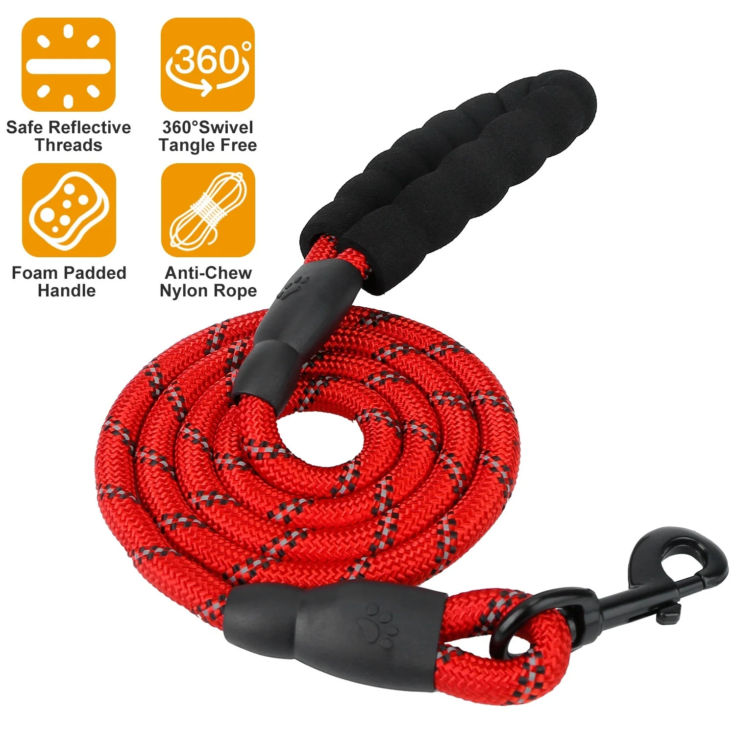 GBruno 5FT Dog Leash Dog Training Walking - Image 3