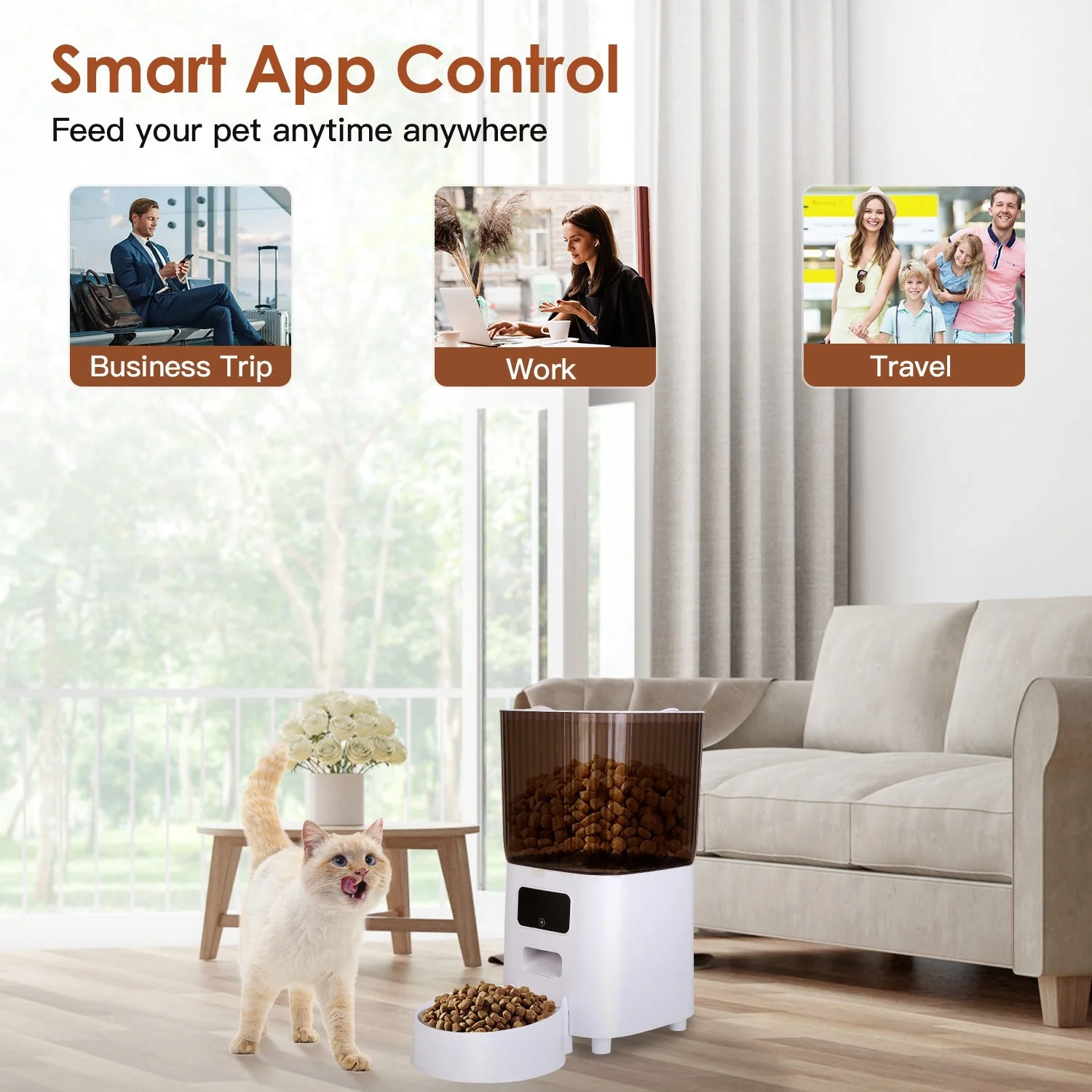 GBruno 5L Automatic Pet Feeder - Image 3