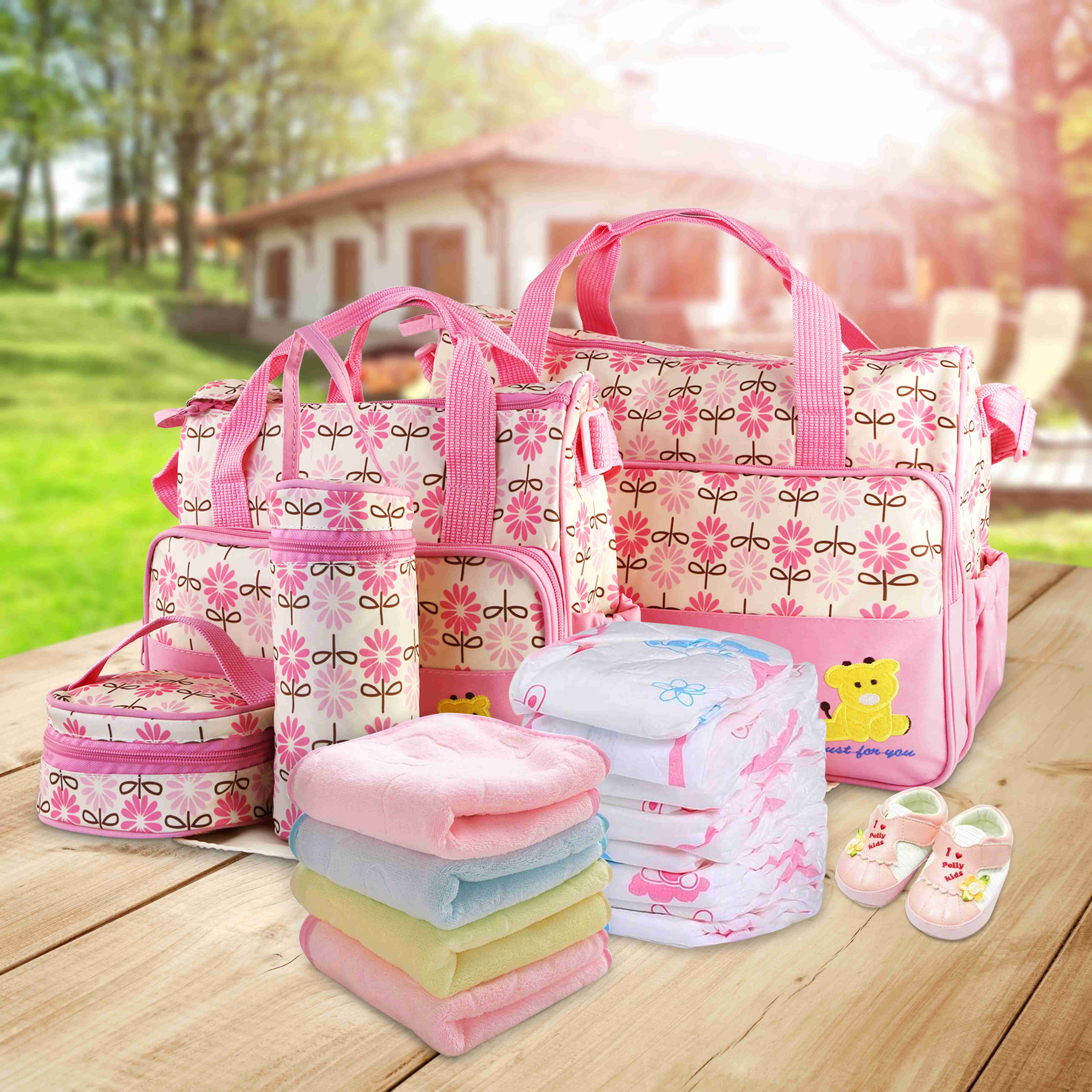 GBruno 5PCS Baby Nappy Diaper Bags - Image 3