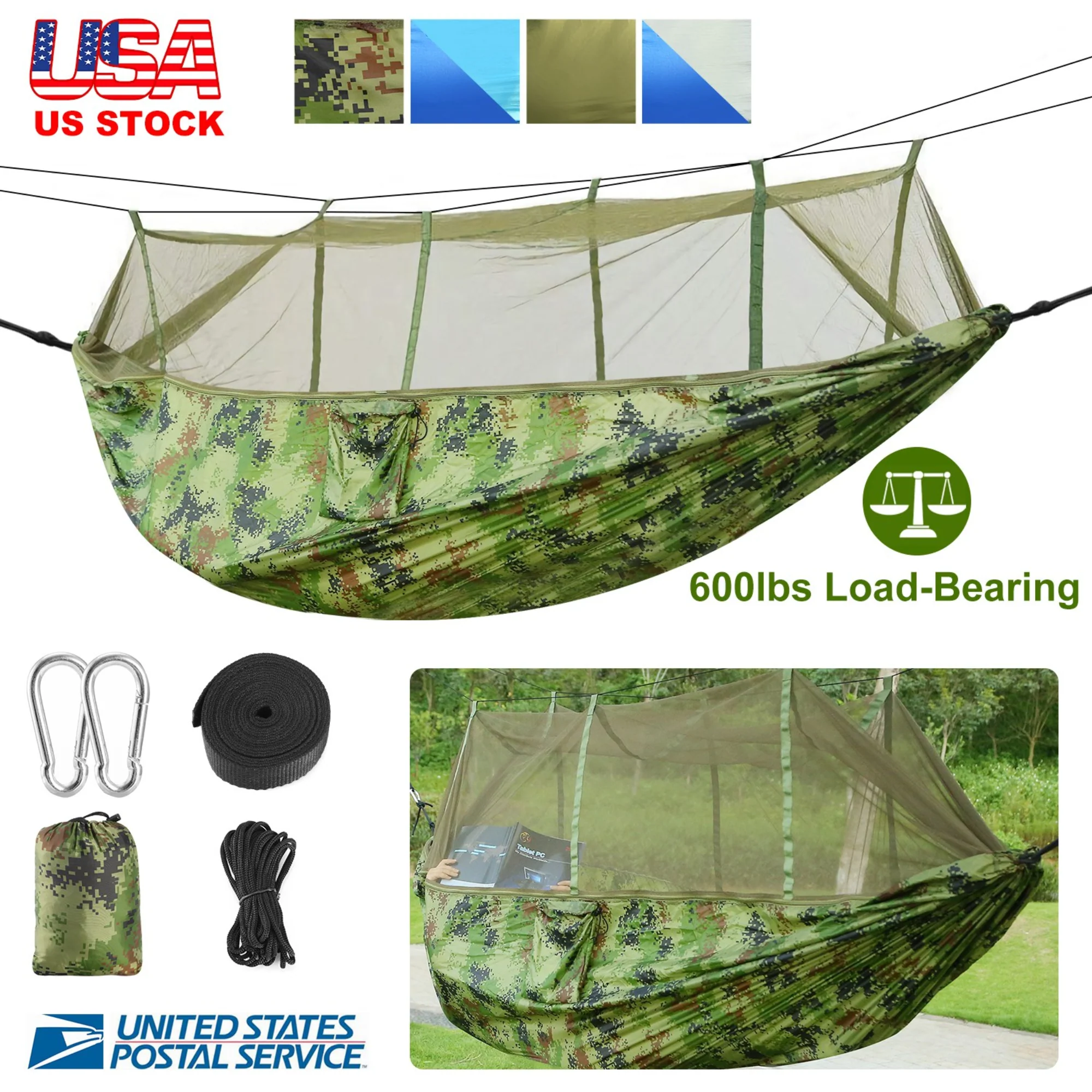 GBruno 600lbs Load 2 Persons Hammock - Image 2