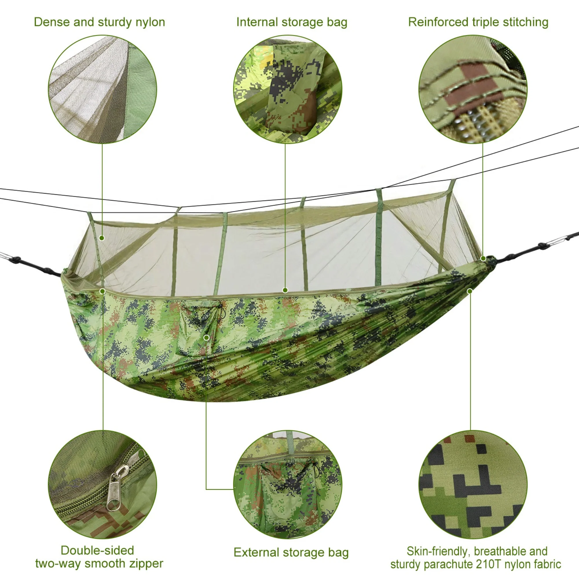 GBruno 600lbs Load 2 Persons Hammock - Image 3
