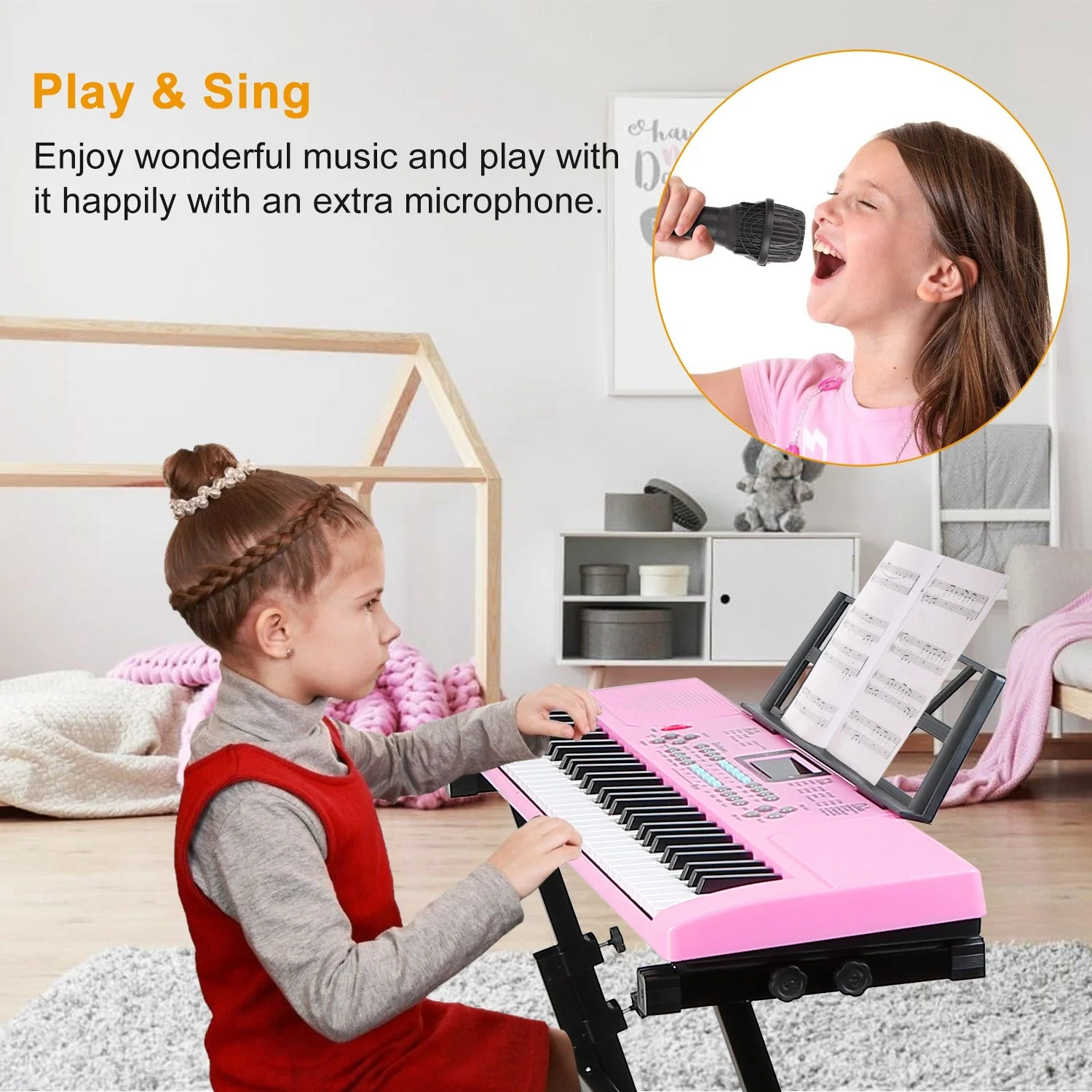 GBruno 61 Keys Digital Music Electronic Keyboard - Image 6