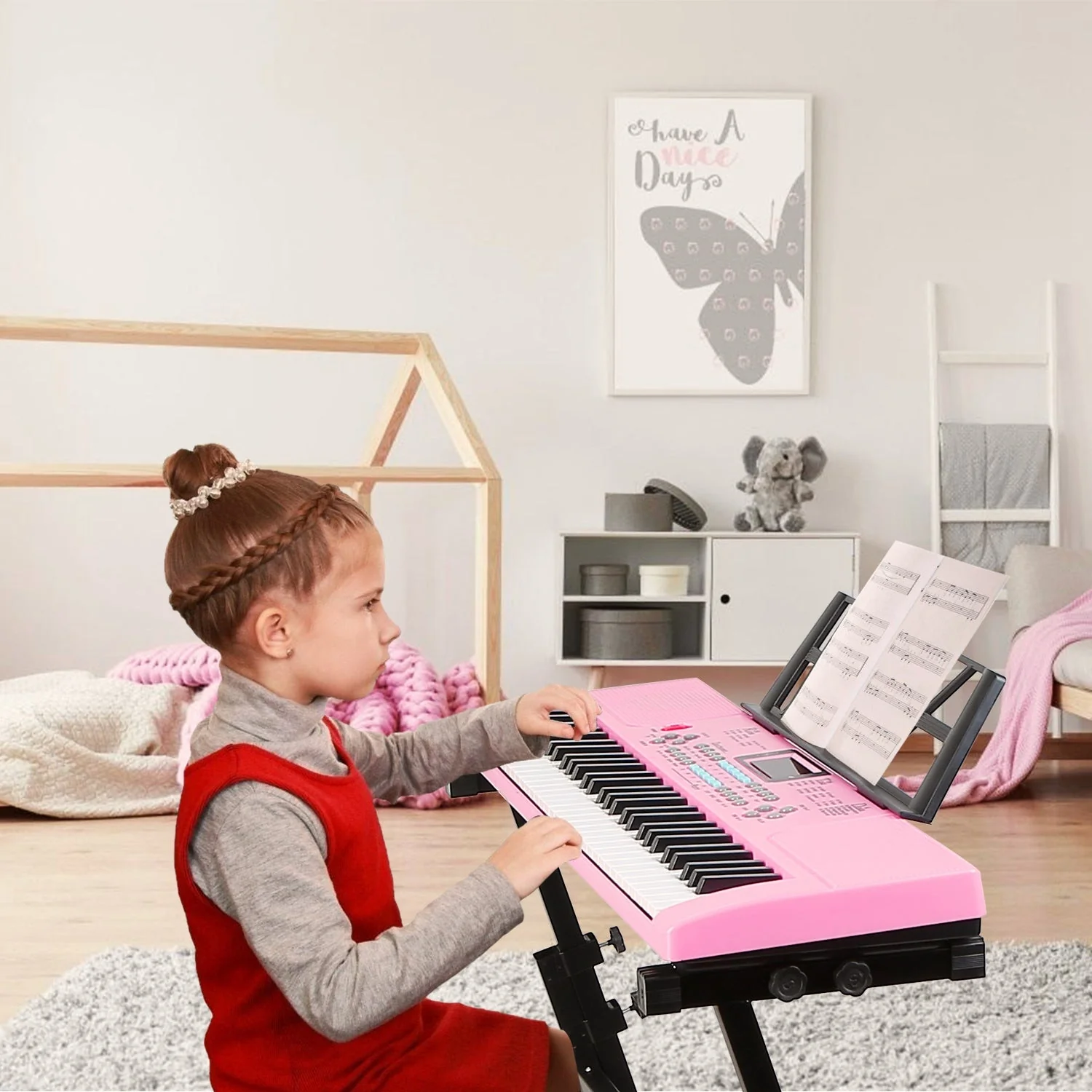 GBruno 61 Keys Digital Music Electronic Keyboard - Image 7