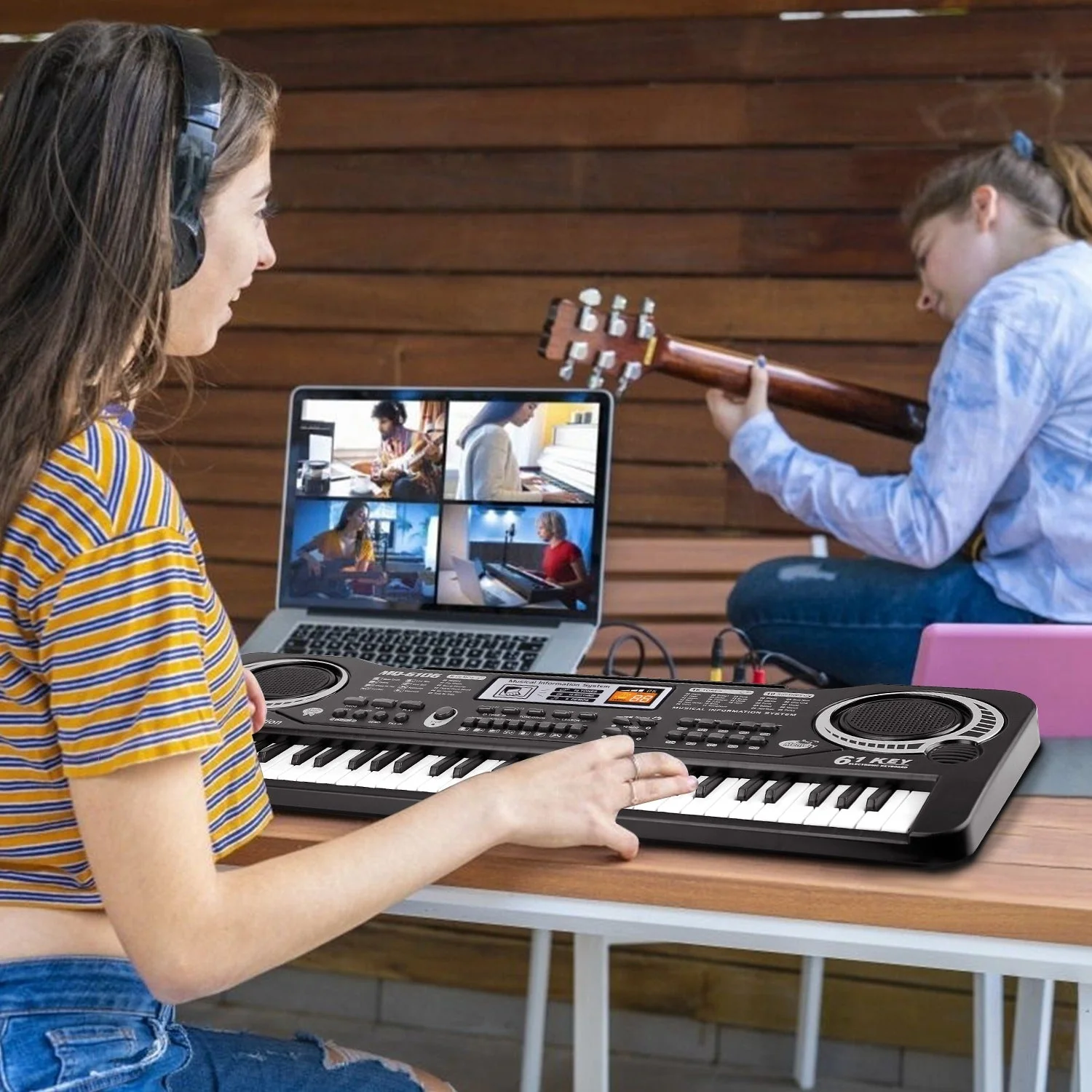 GBruno 61 Keys Electronic Keyboard - Image 6