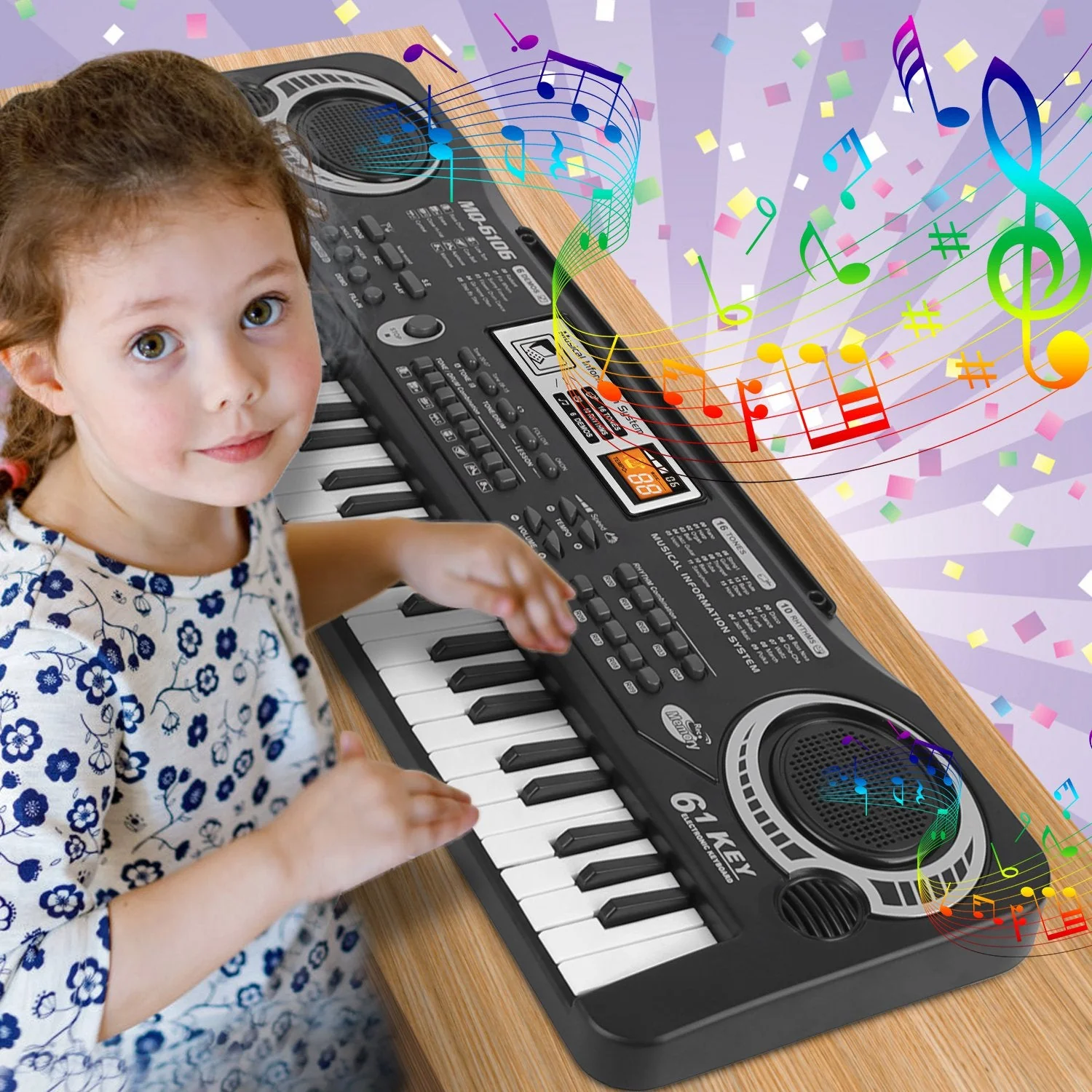 GBruno 61 Keys Electronic Keyboard - Image 7