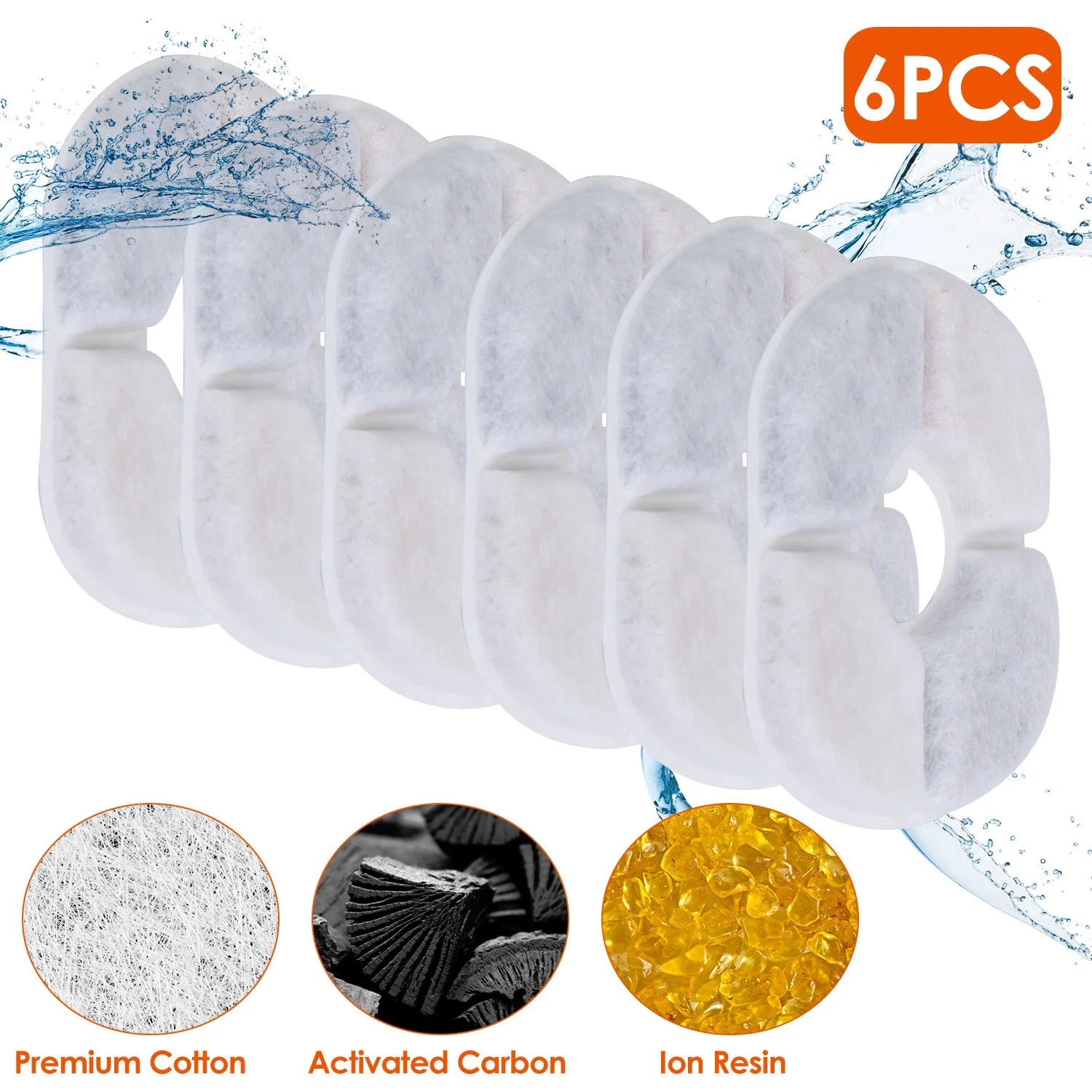 GBruno 6Pack Pet Water Fountain - Image 2