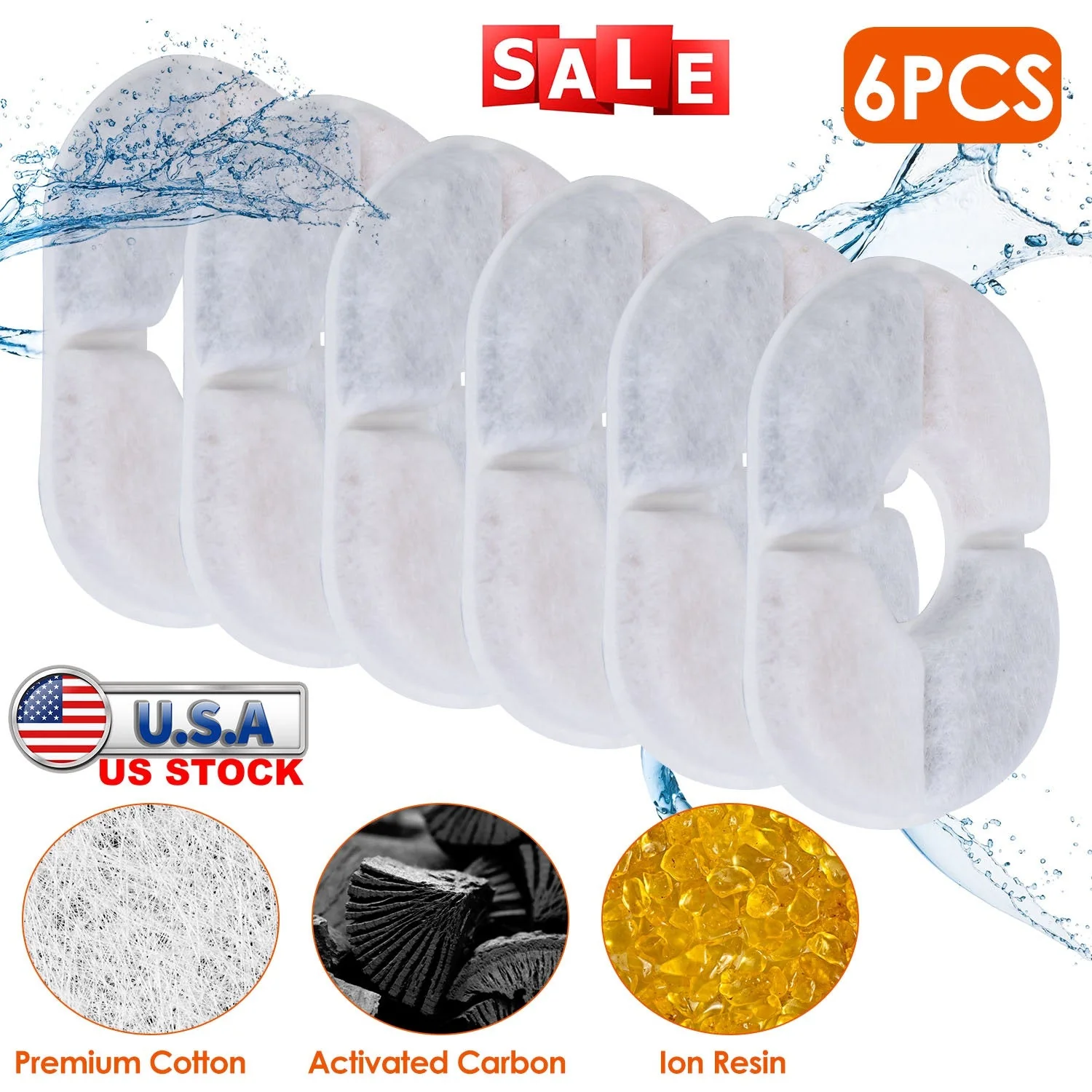 GBruno 6Pack Pet Water Fountain - Image 3