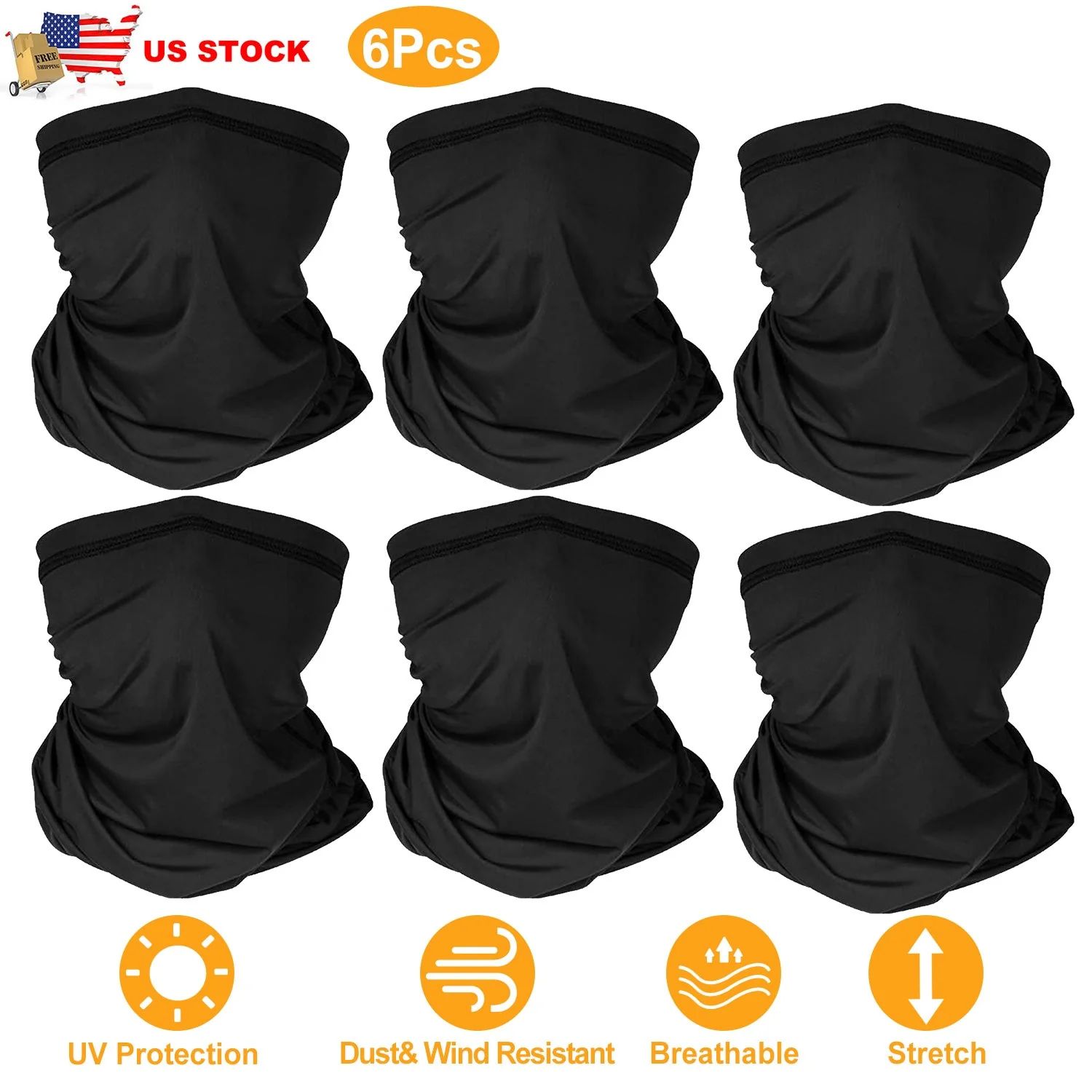 GBruno 6Pcs Summer Neck Gaiter - Image 4
