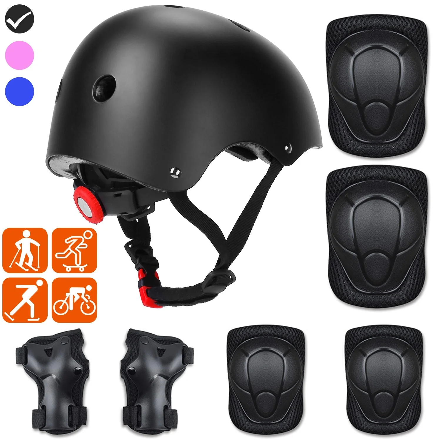 GBruno 7Pcs Kids Safety Helmet Set - Image 2