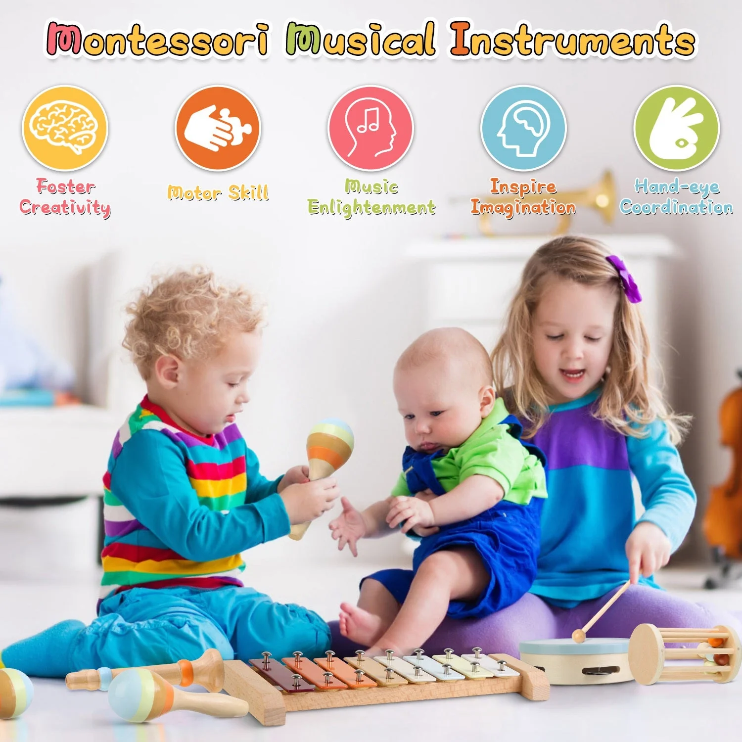GBruno 8Pcs Toddler Musical Toys - Image 5
