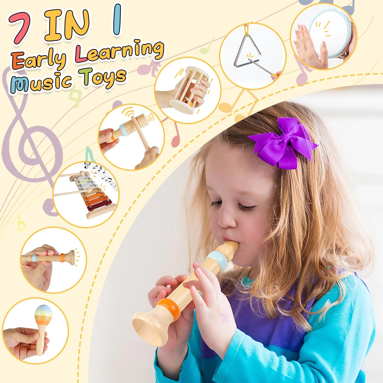 GBruno 8Pcs Toddler Musical Toys - Image 6