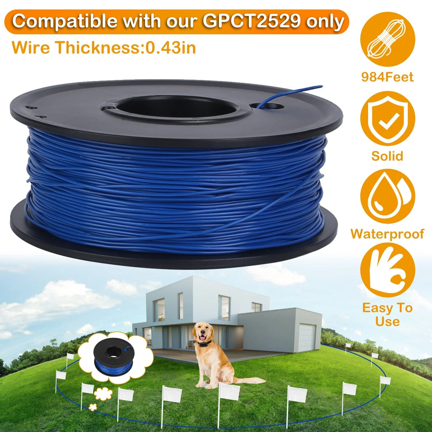 GBruno 984 Feet 0.43in Dog Fence Wire - Image 4