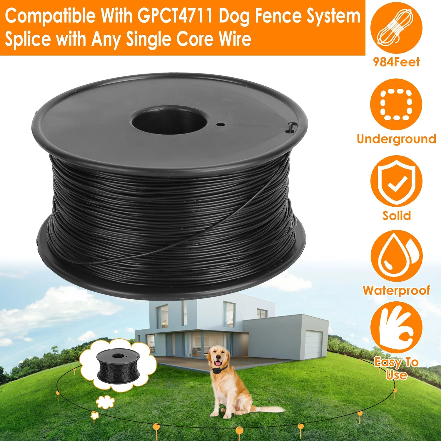 GBruno 984Feet Underground Dog Fence Wire - Image 5