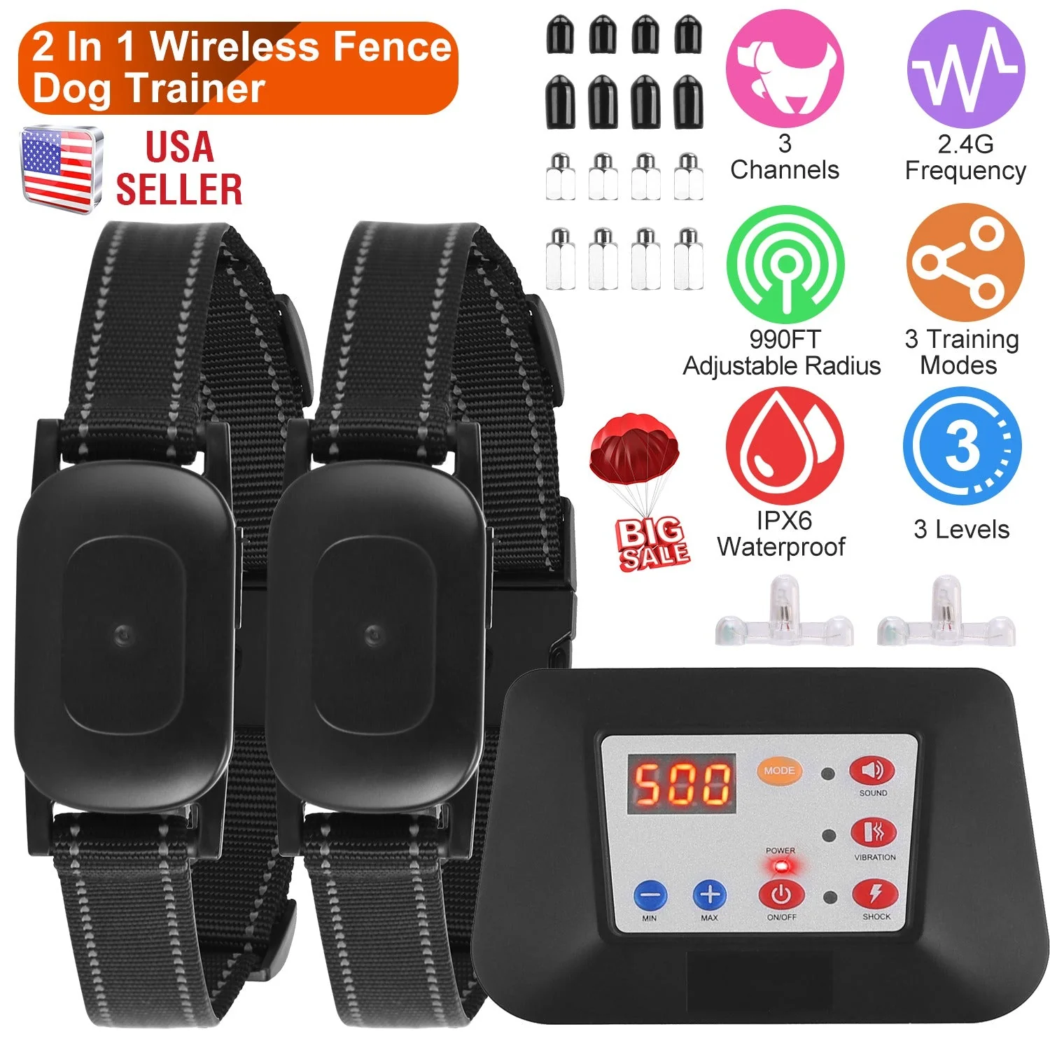 GBruno 990FT Radius Dog Training Collar - Image 3