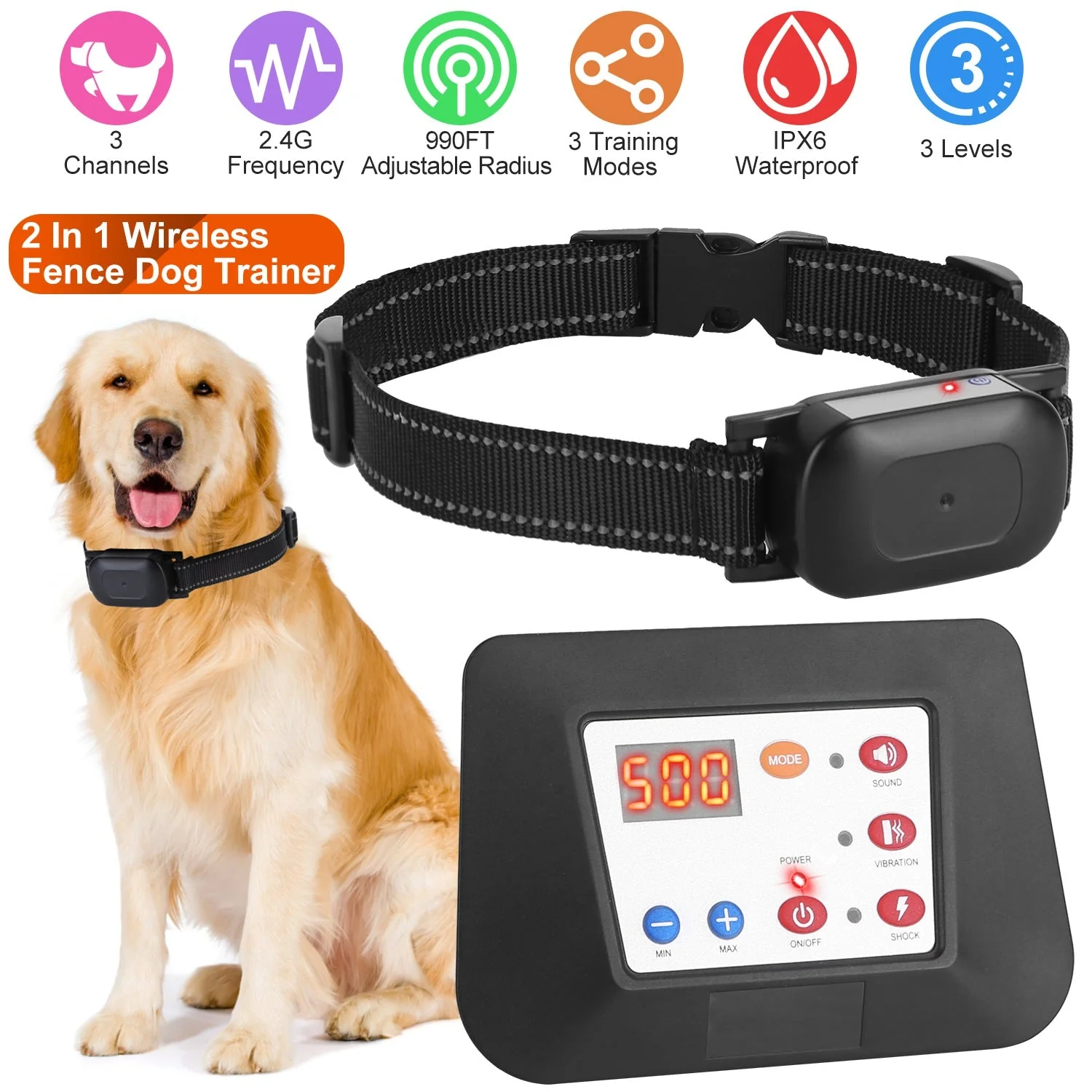 GBruno 990FT Radius Dog Training Collar - Image 3