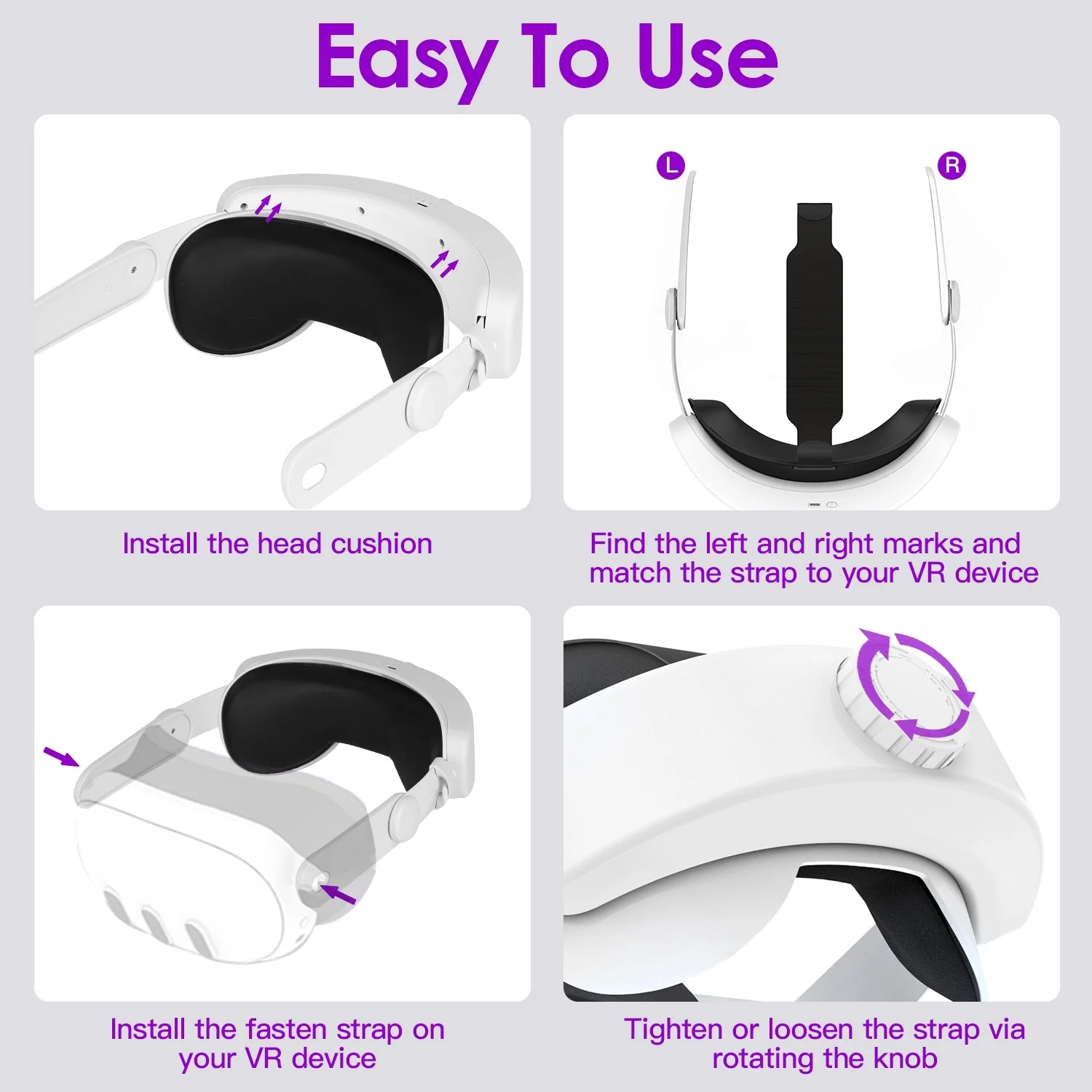GBruno Adjustable VR Head Strap - Image 4