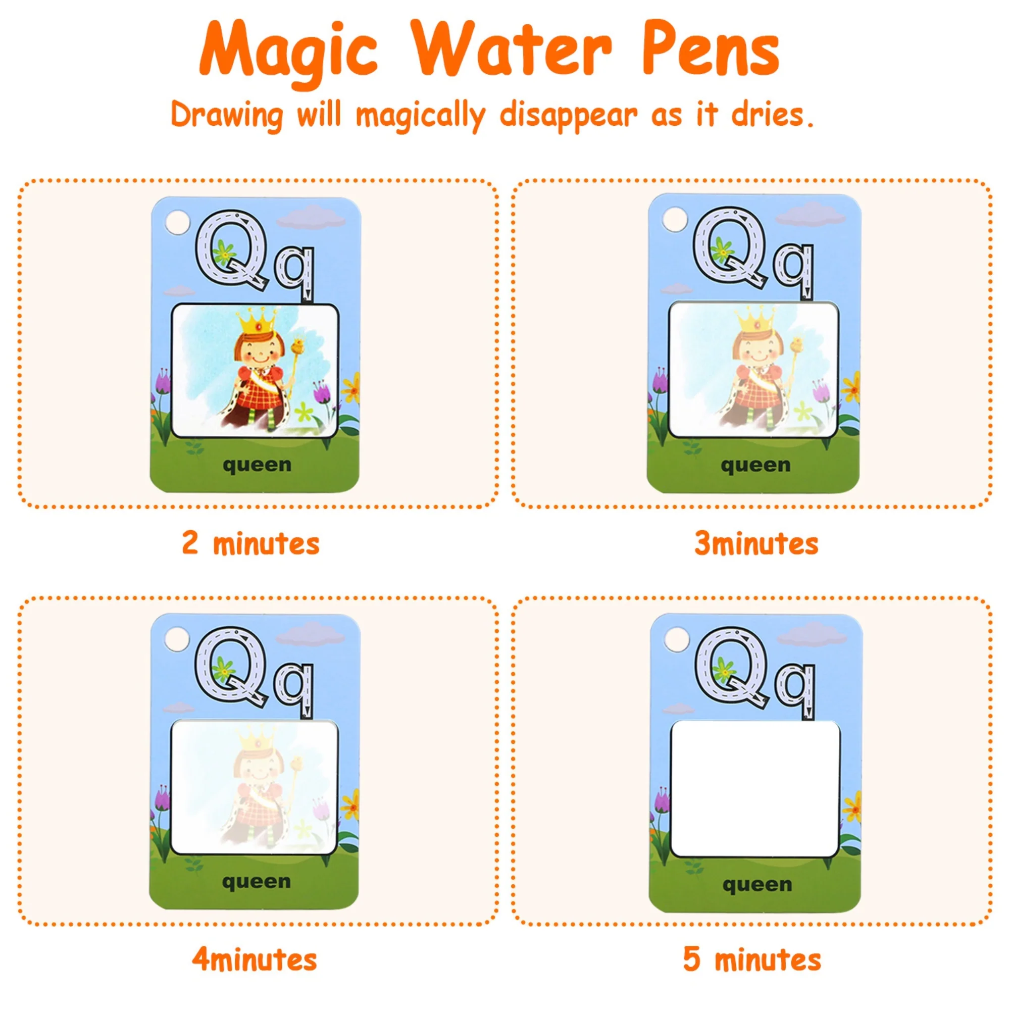 GBruno Alphabet Water Coloring Cards - Image 5