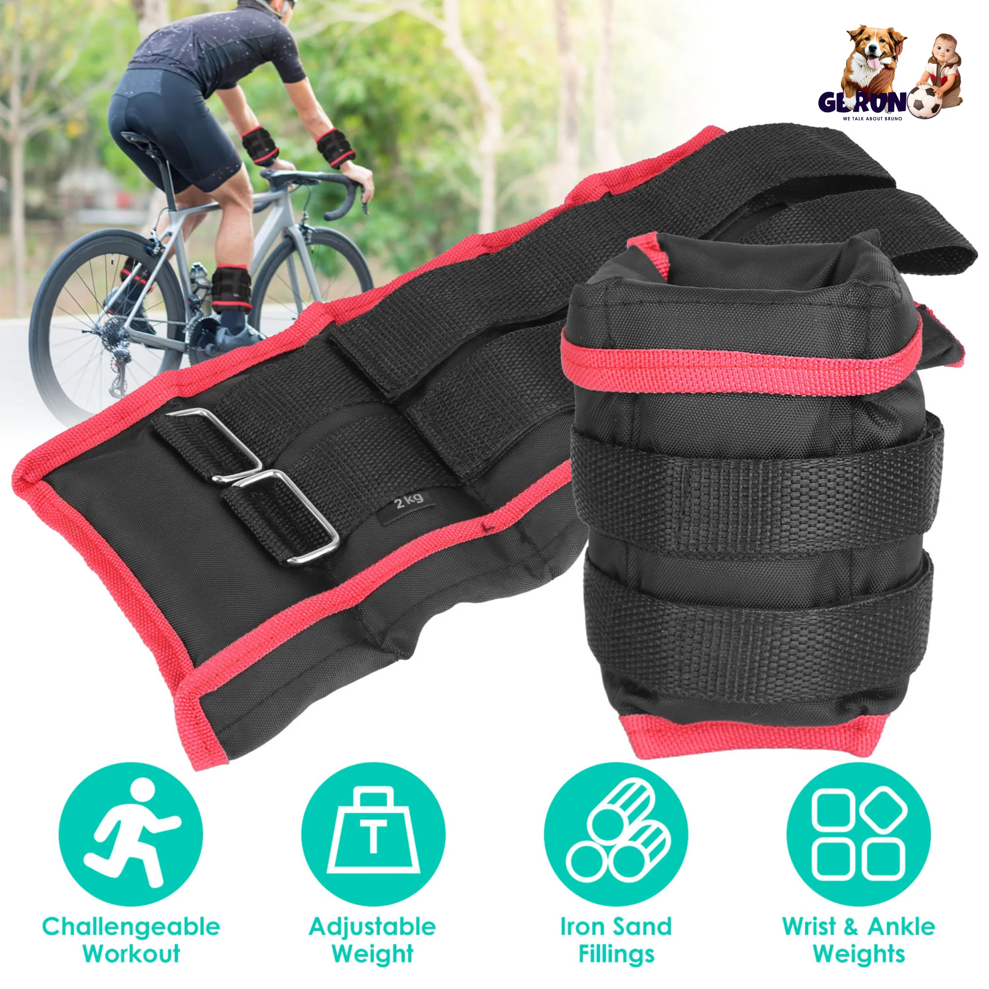 GBruno Ankle Weights Set - Image 2
