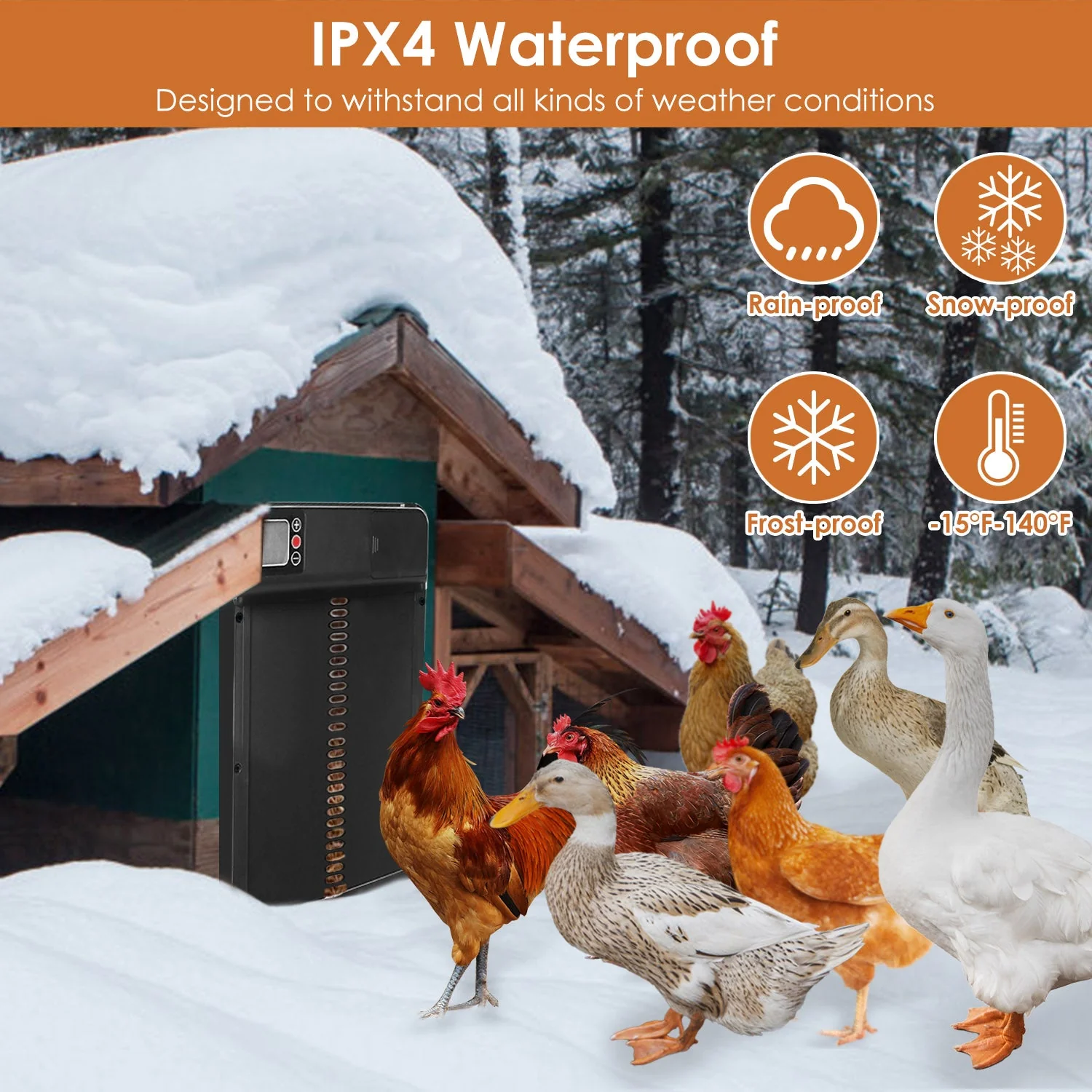 GBruno Automatic Chicken Coop Door - Image 5