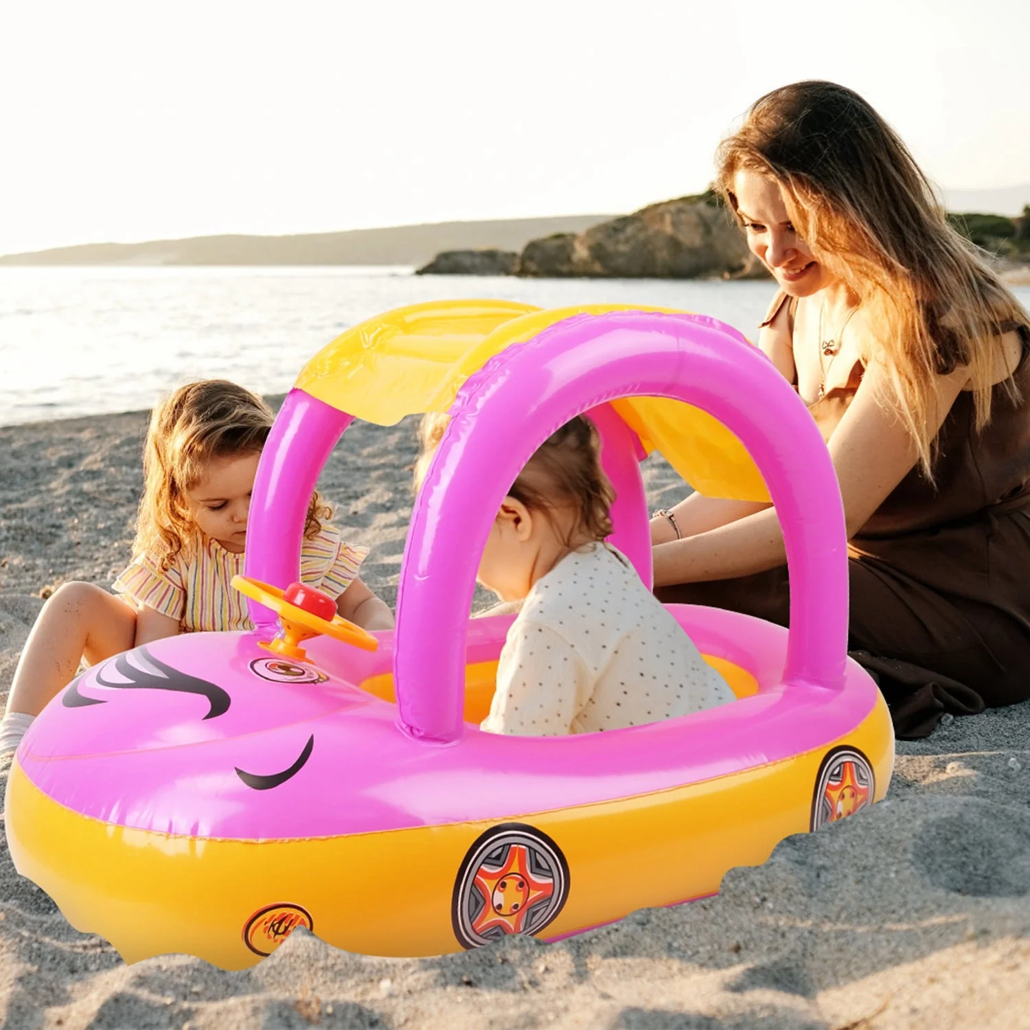 GBruno Baby Inflatable Pool Float Car - Image 4