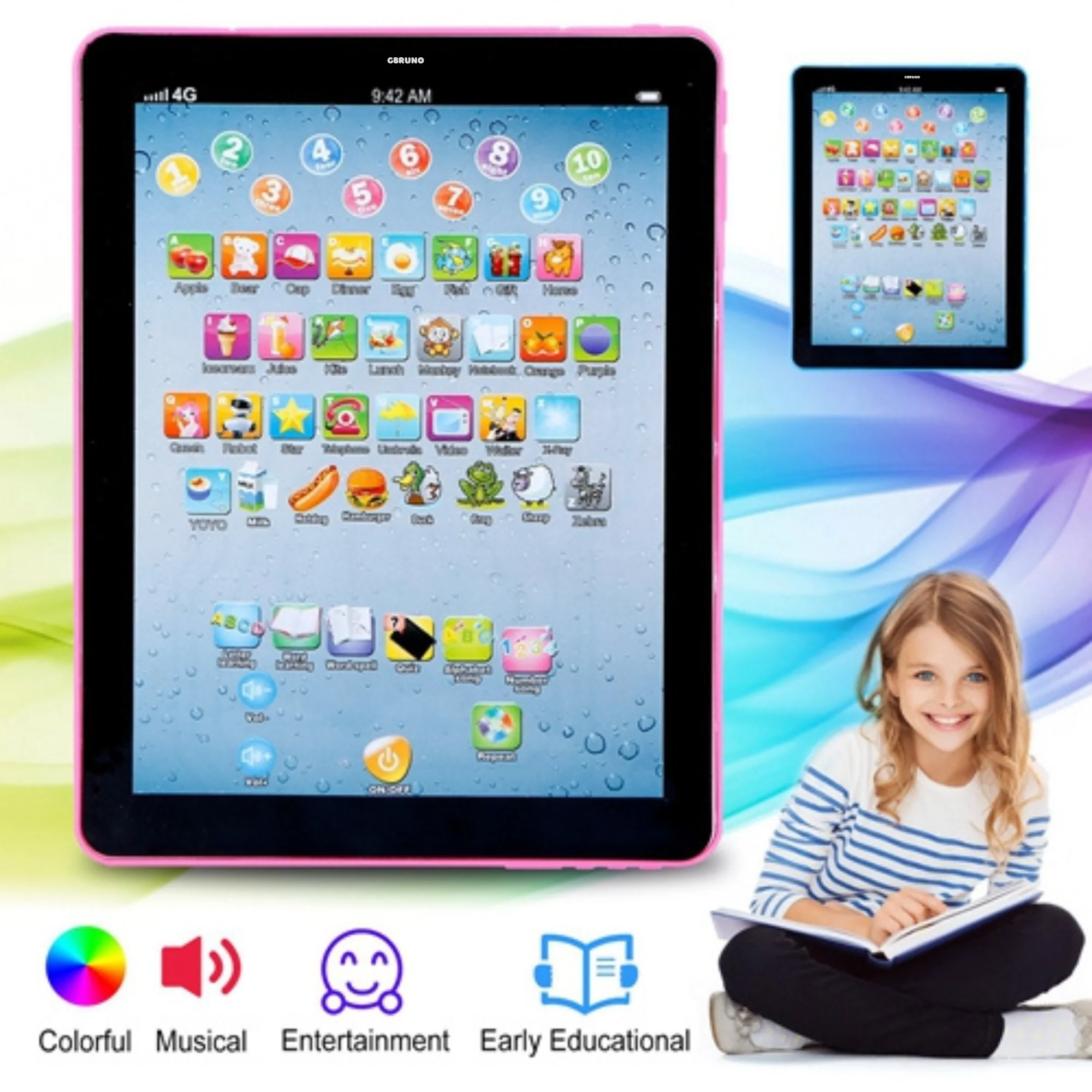 GBruno Baby Learning Tablet Educational - Image 2