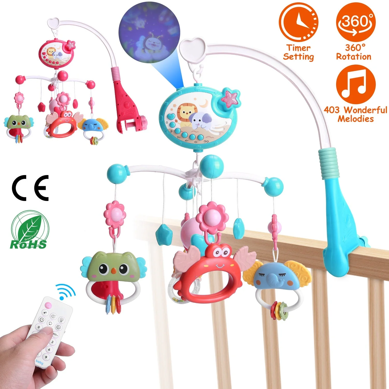 GBruno Baby Musical Crib - Image 2