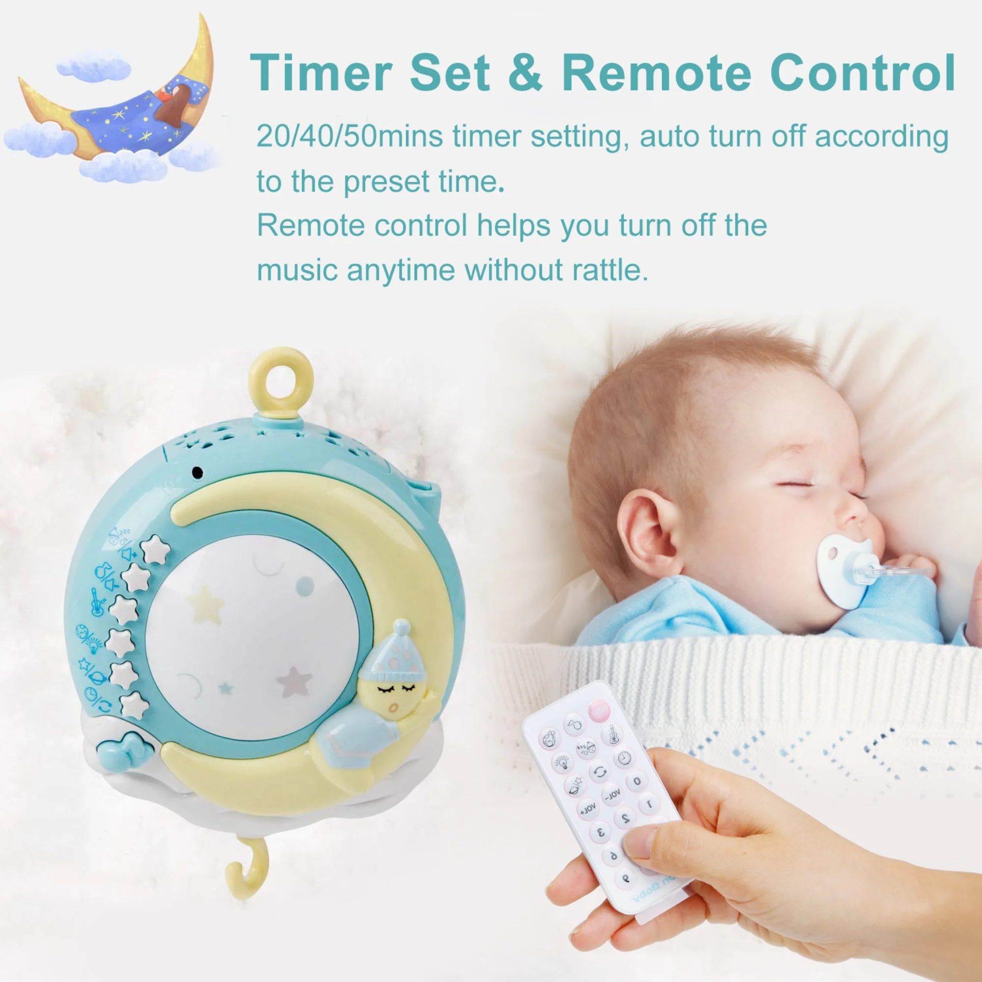 GBruno Baby Musical Crib - Image 3