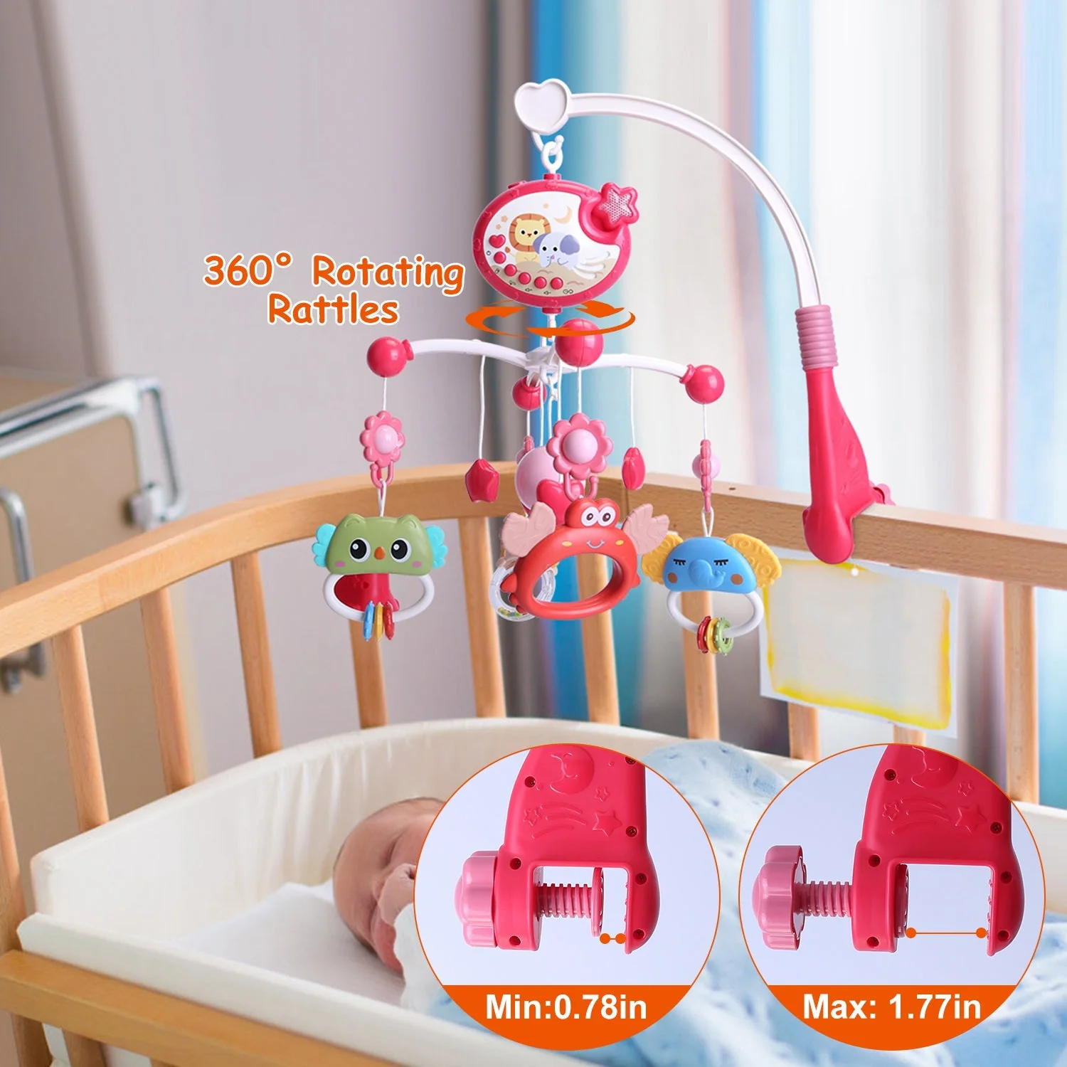 GBruno Baby Musical Crib - Image 4