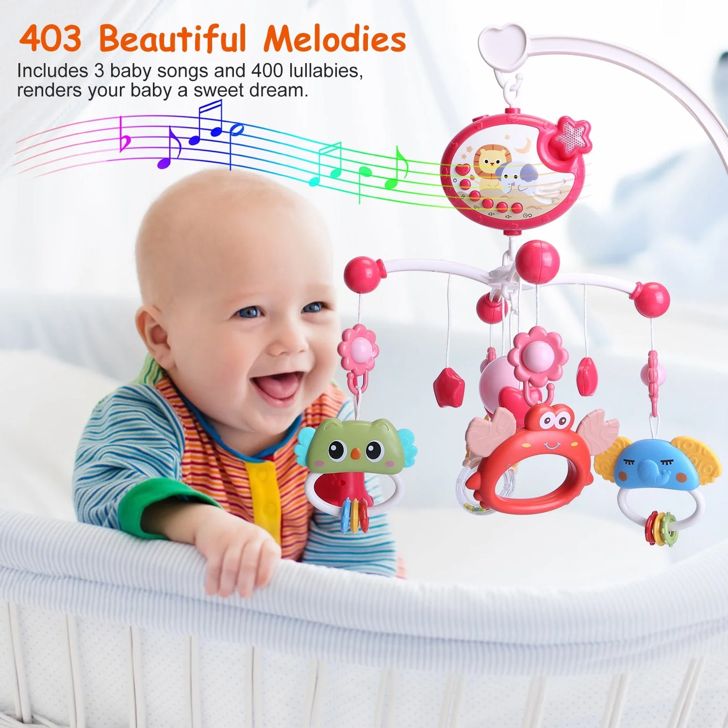 GBruno Baby Musical Crib - Image 5