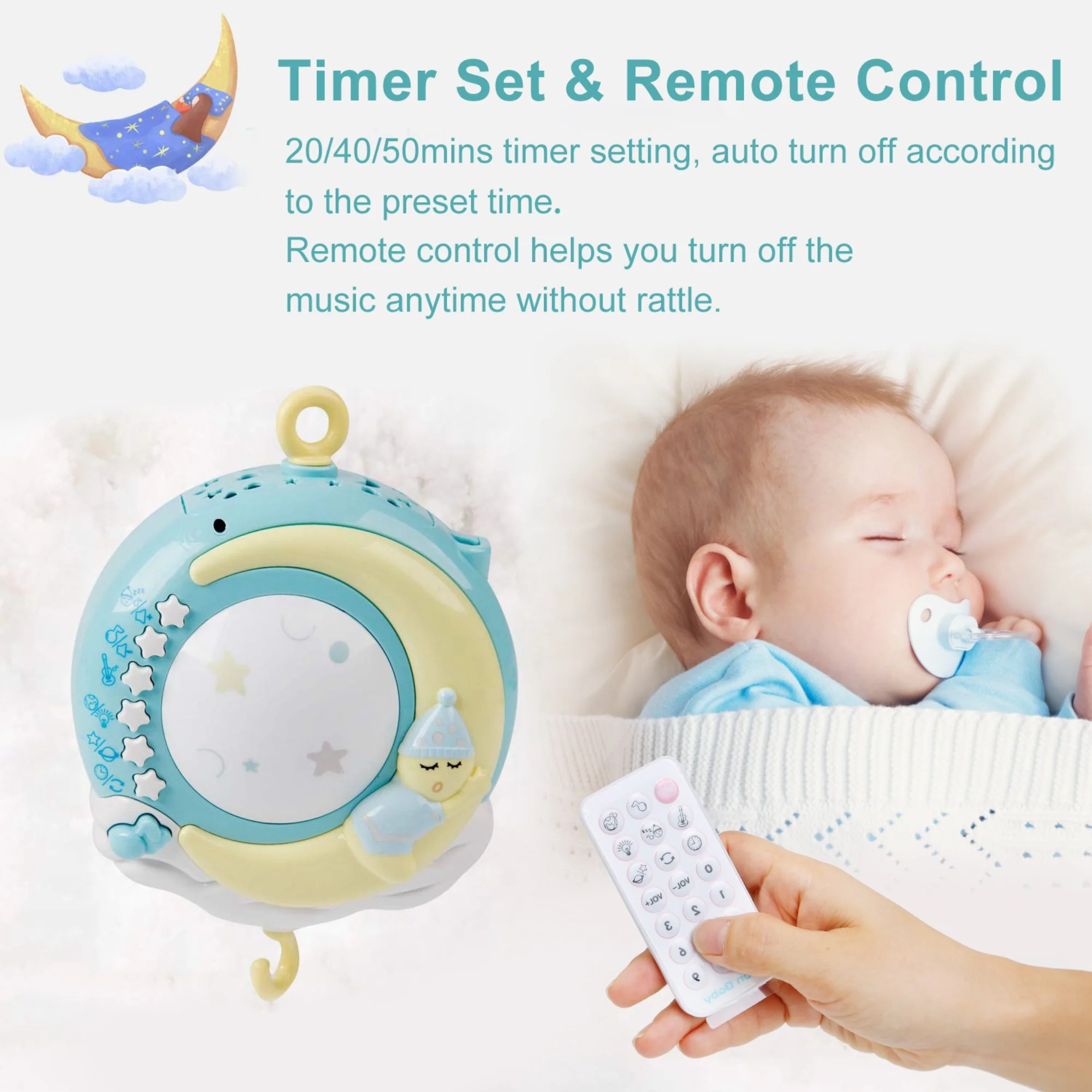 GBruno Baby Musical Crib Bed - Image 5
