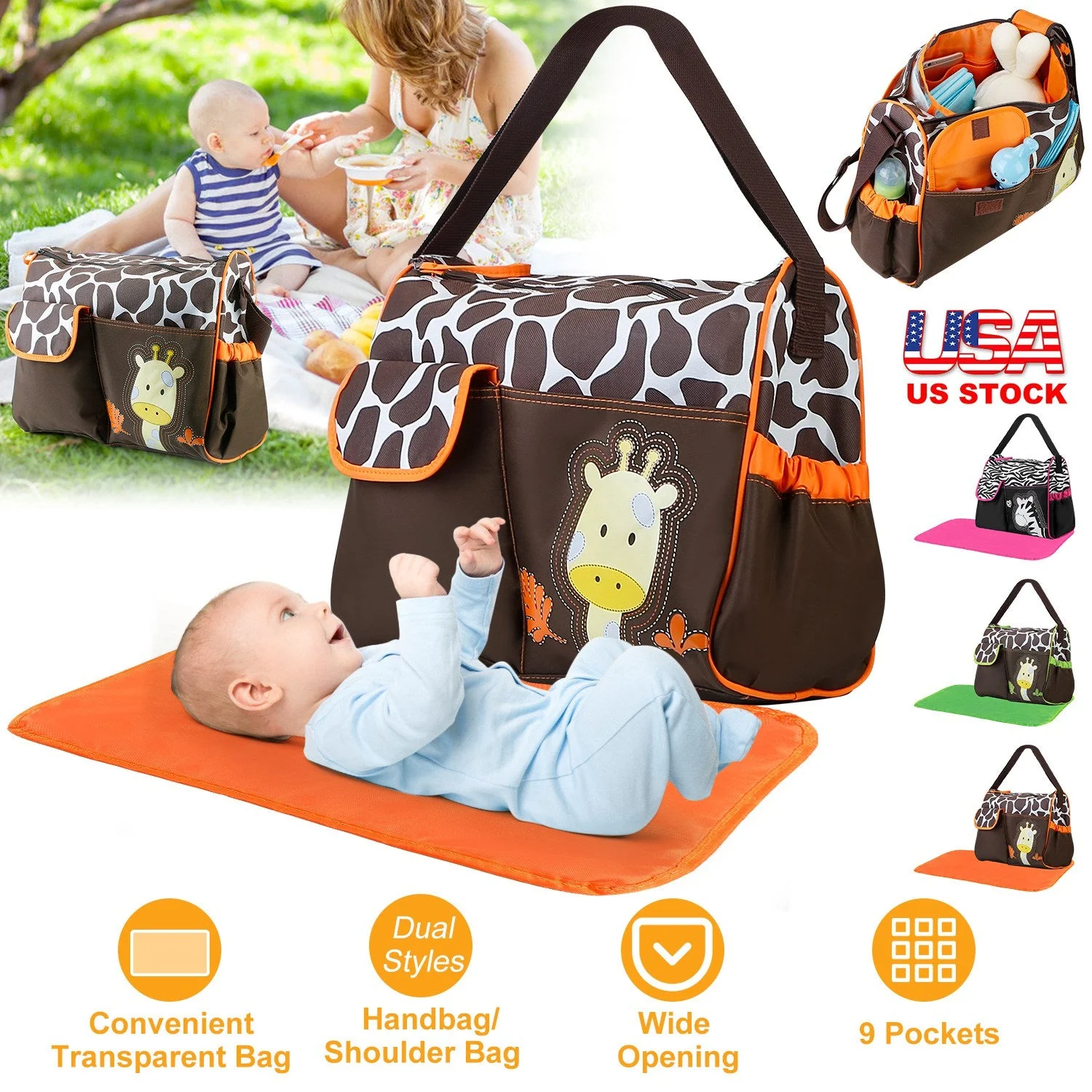 GBruno Baby Nappy Diaper Bags - Image 5