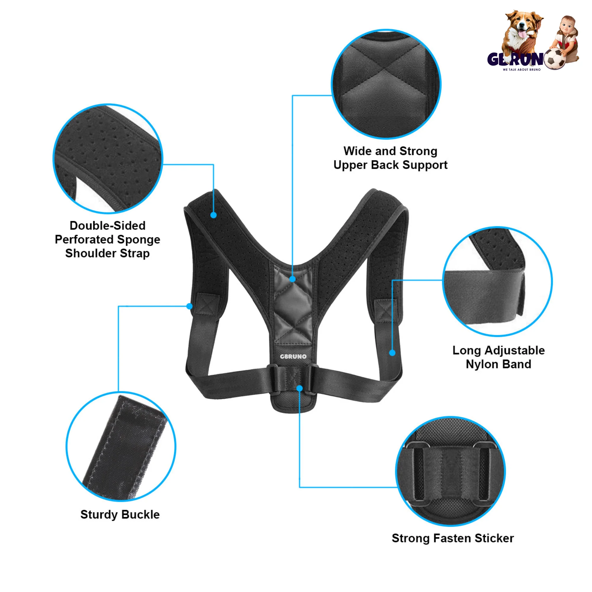 GBruno Back Posture Corrector - Image 3