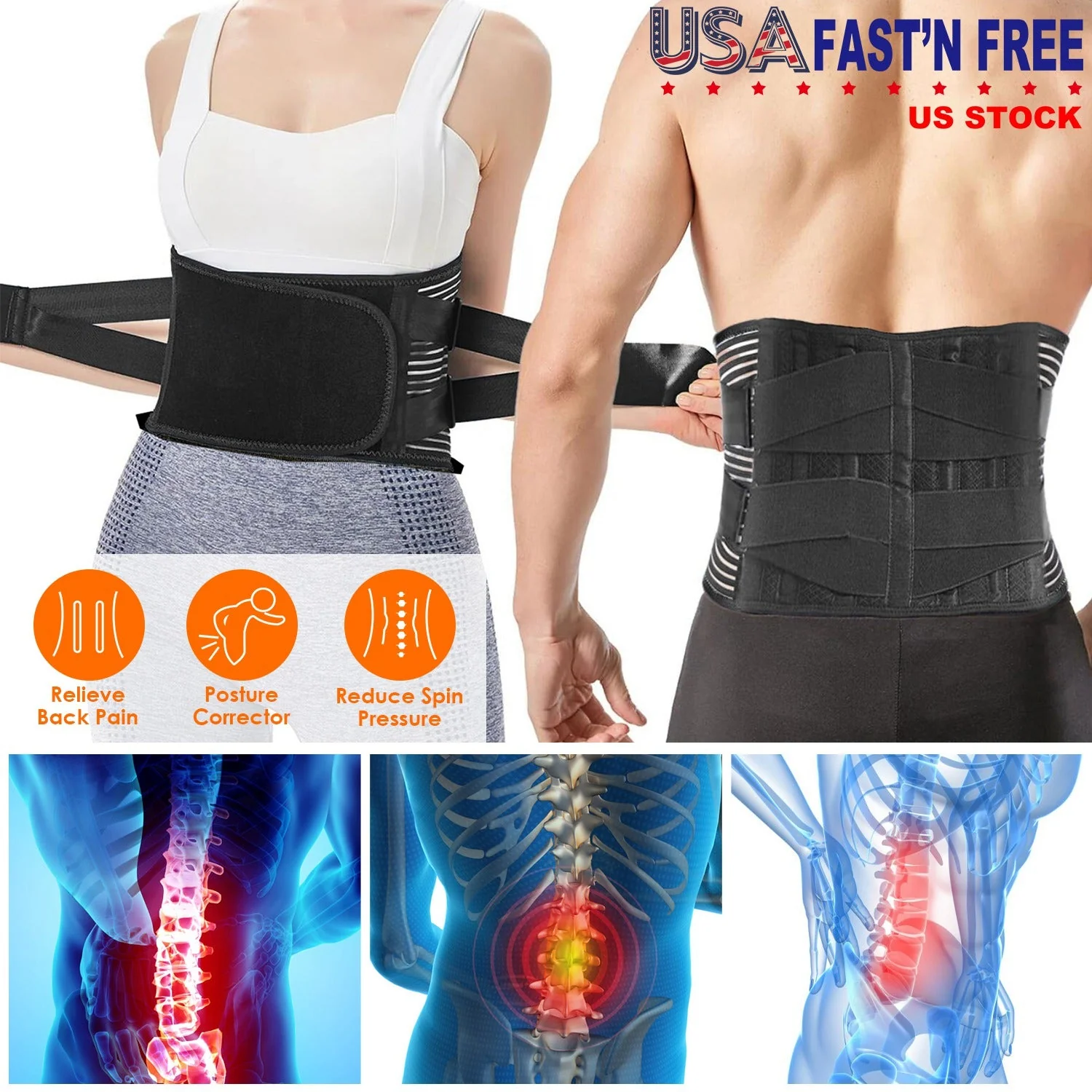 GBruno Back Support Brace - Image 6